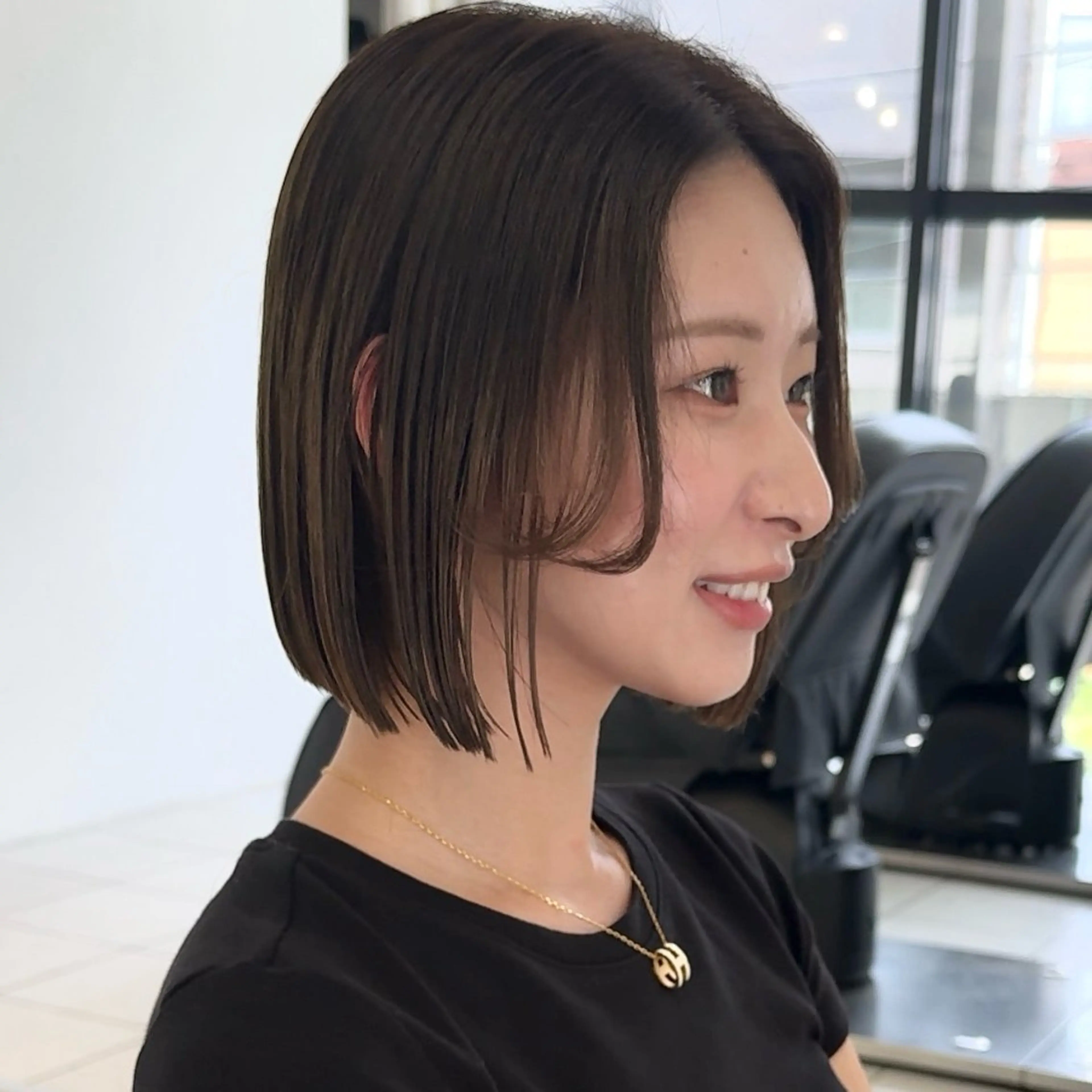ショート ボブ カット ヘアカラー トリートメント 💎ボブ/似合わせの 達人/縮毛矯正/畔上のヘアスタイル