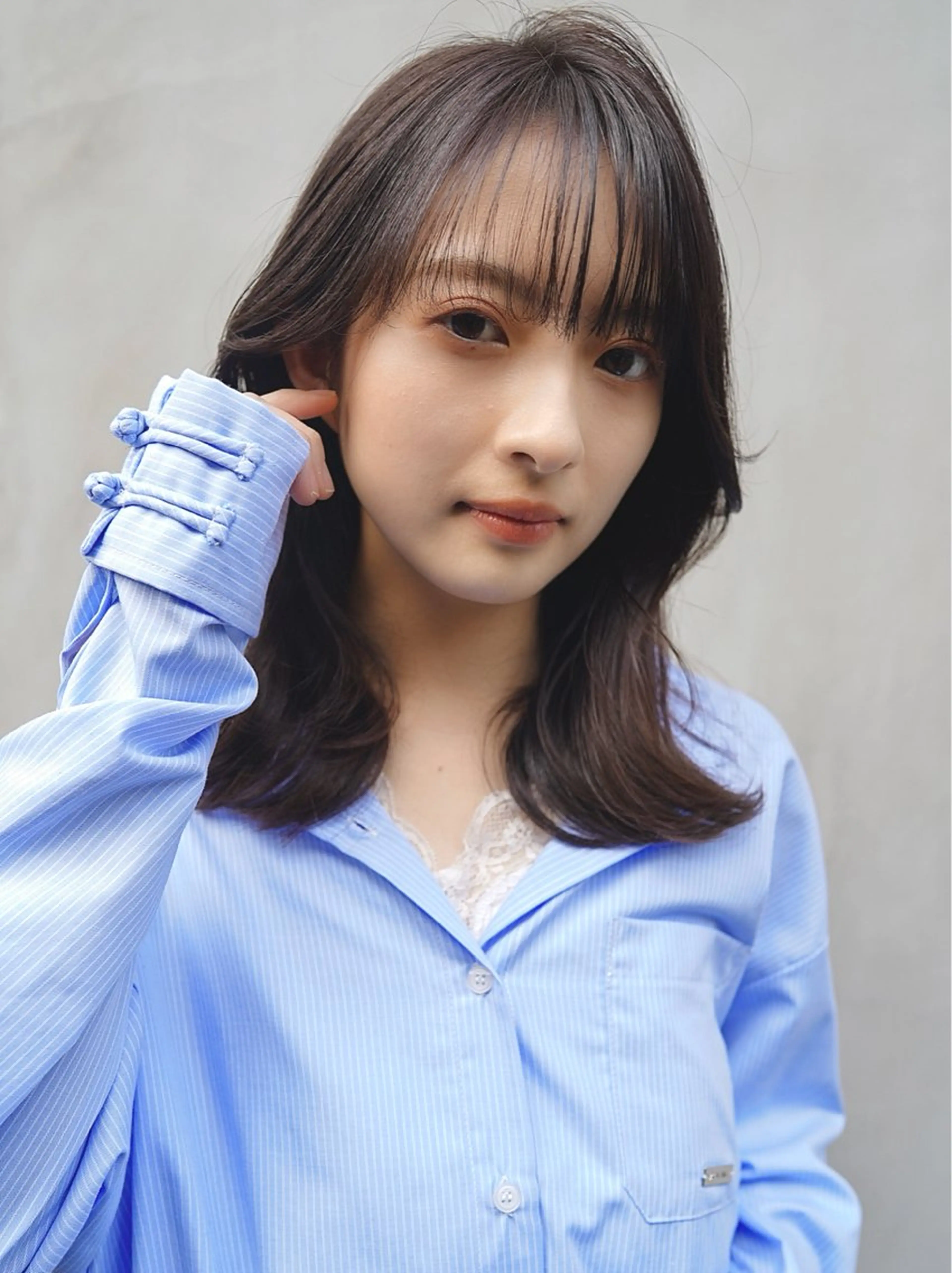 ロング レイヤーカット YUUKI/艶カラー レイヤーカットのヘアスタイル