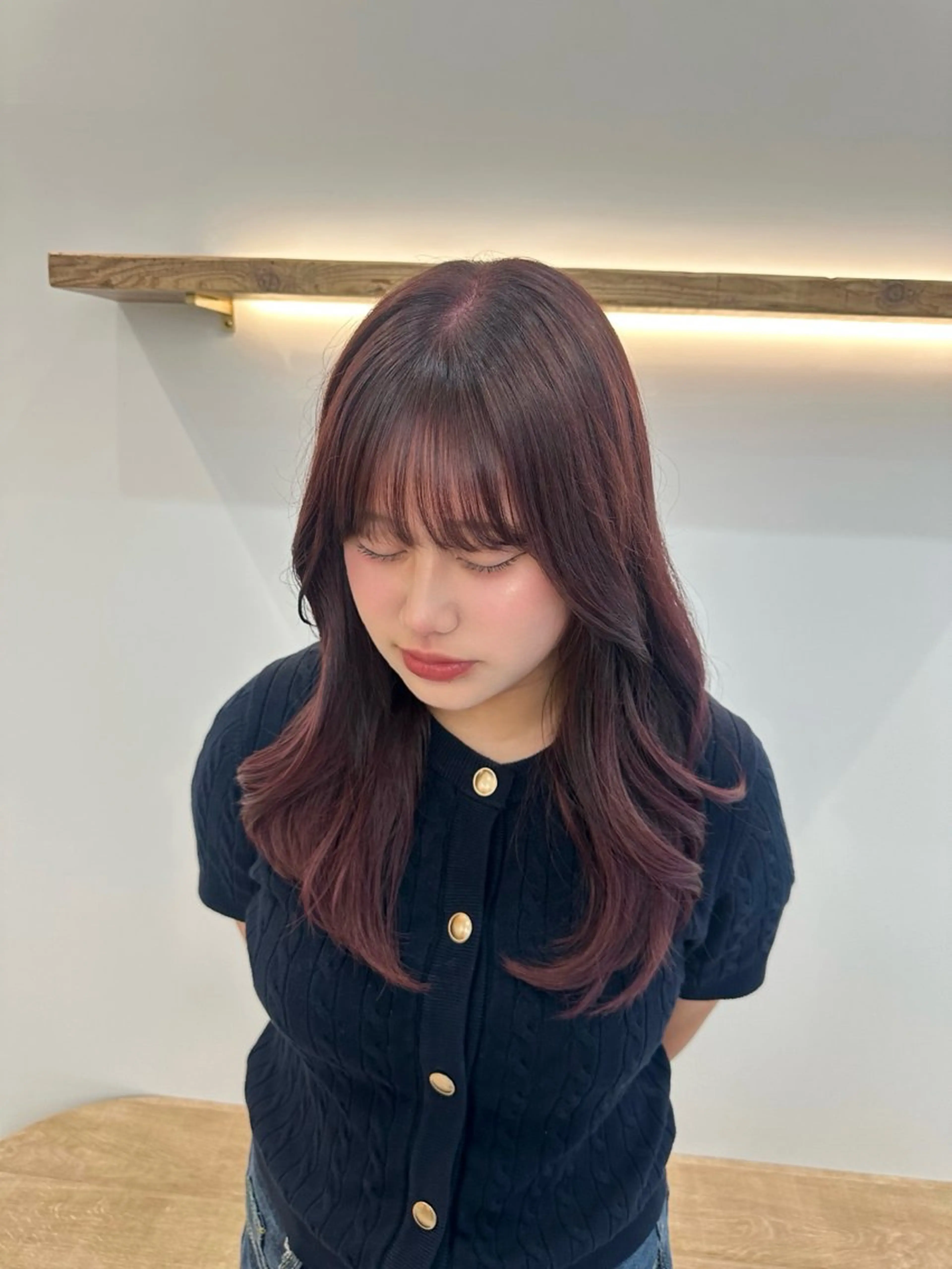 ロング カラー Reina レイナのヘアスタイル