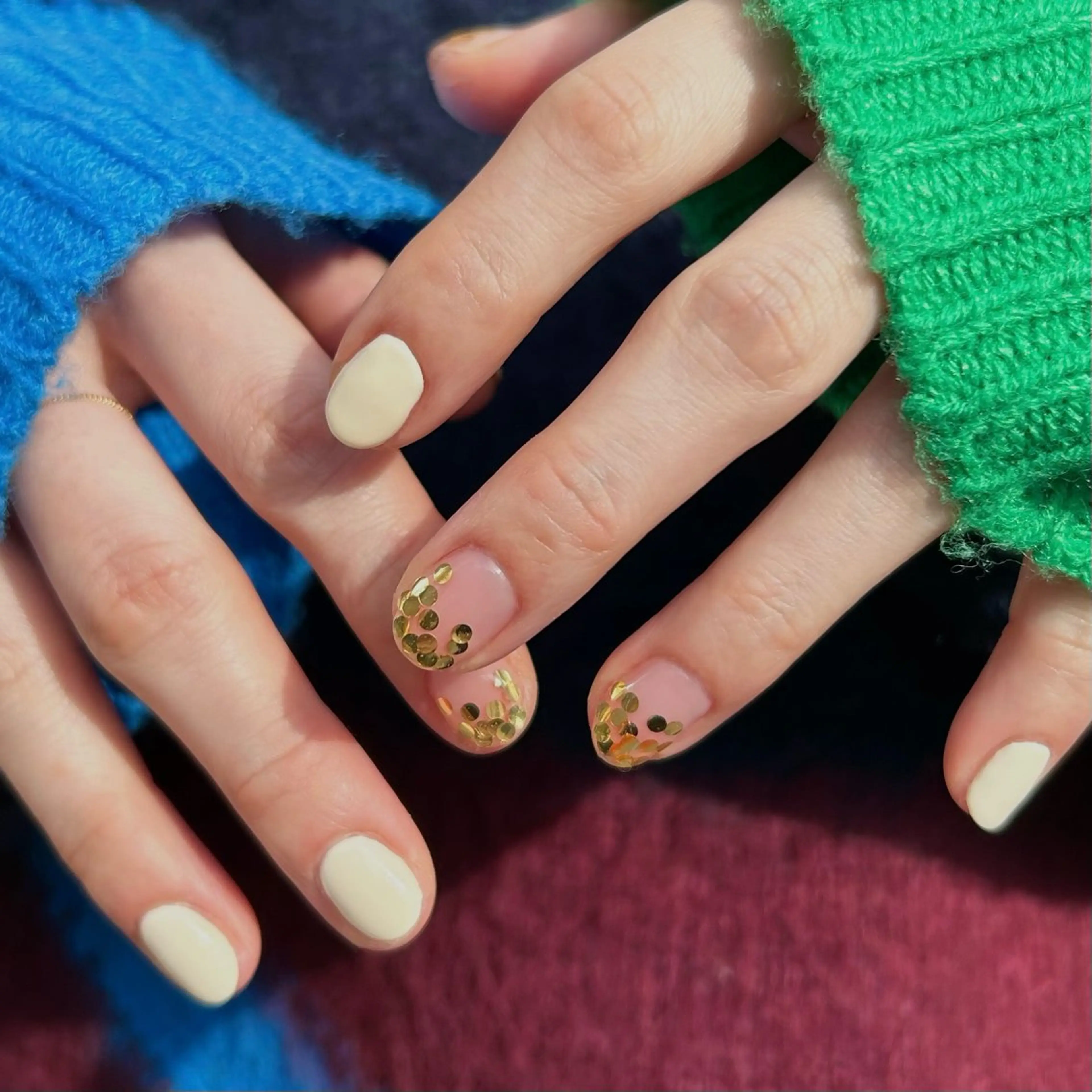 ネイル カジュアル ニュアンスネイル シンプルネイル PU＋ON. nail works所属・Jr.nailist ayaのネイルデザイン