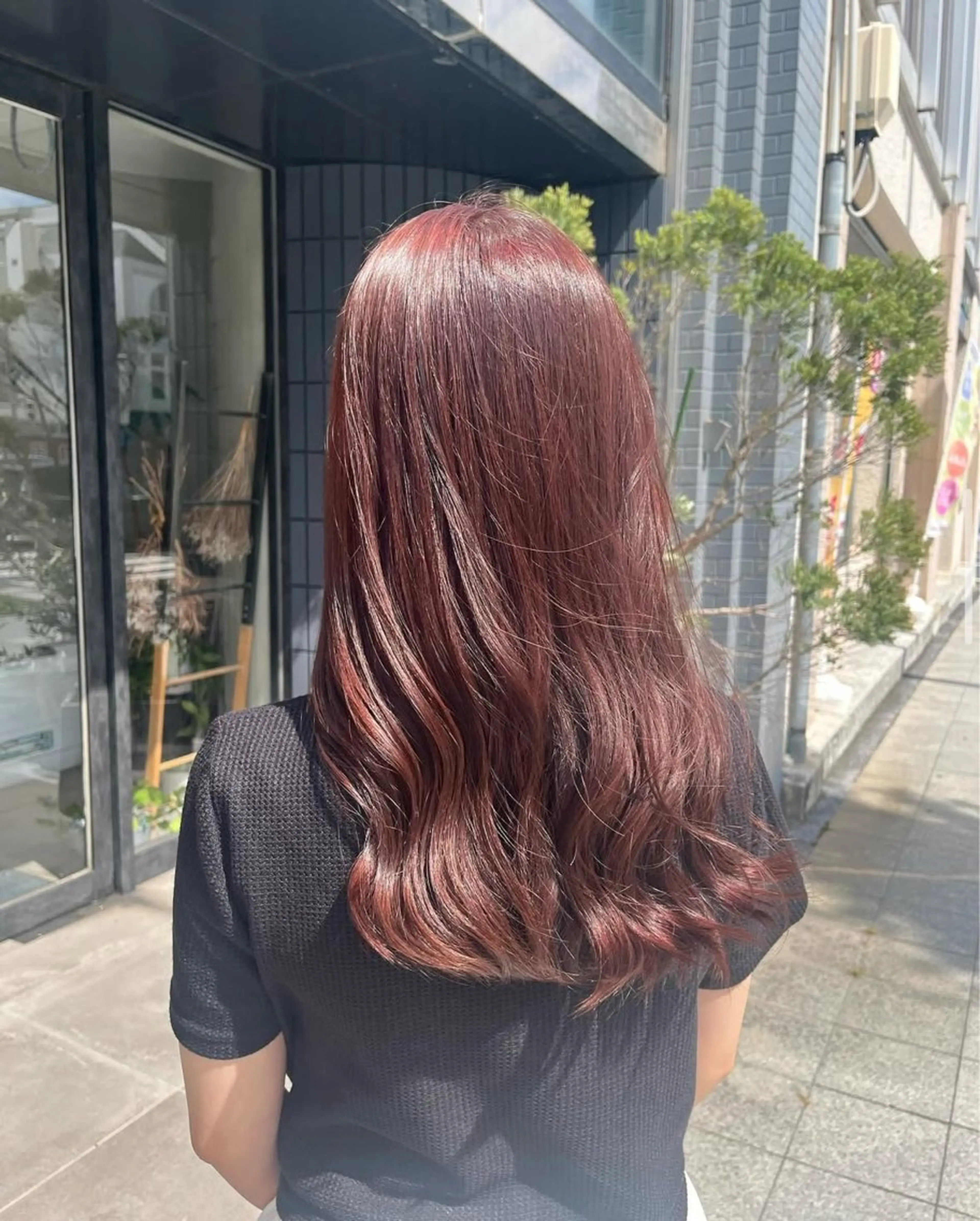 ロング カラー ヘアカラー 白井 史菜のヘアスタイル