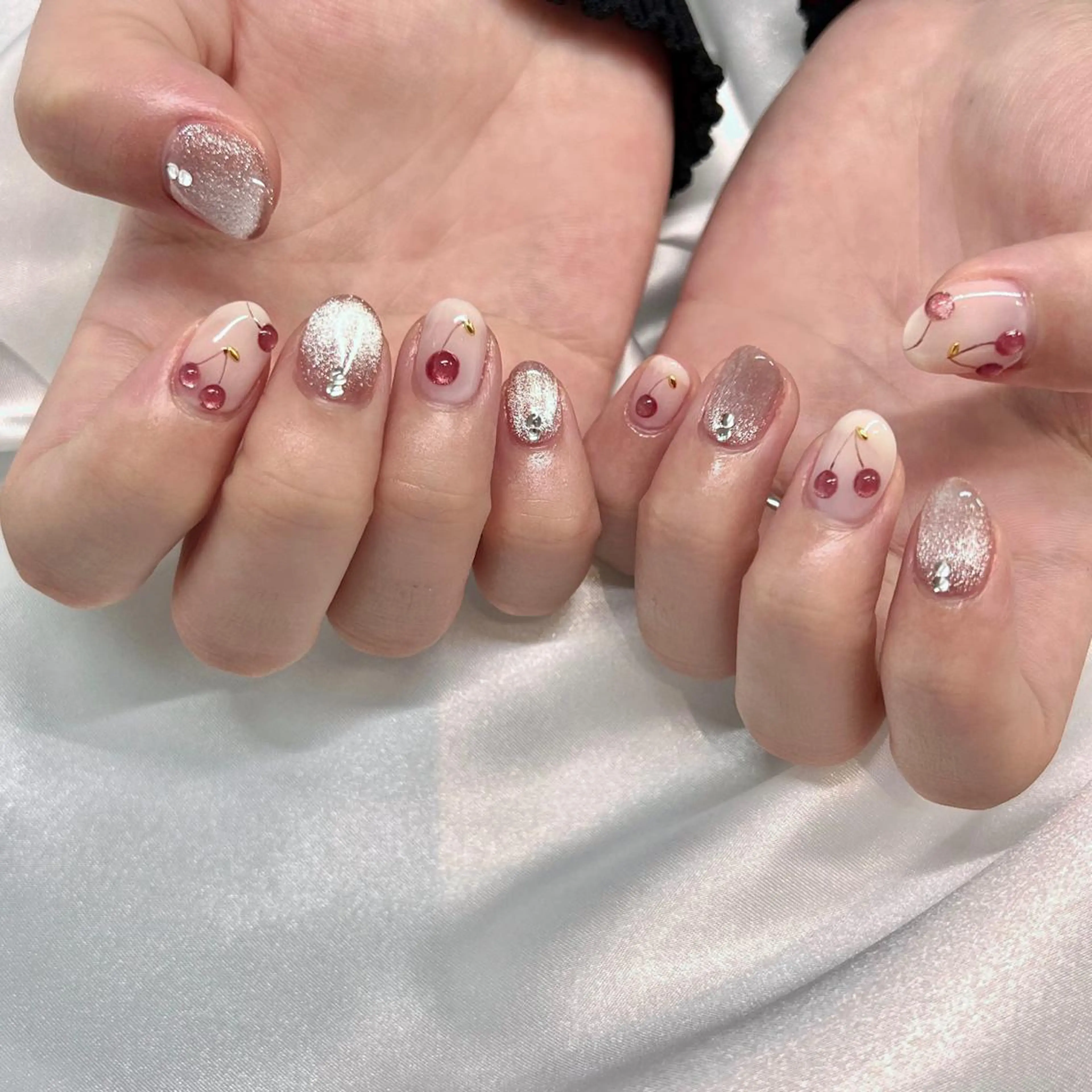 ショート ネイル マツエク・マツパ ハンドネイル REVIA_nail maiのネイルデザイン