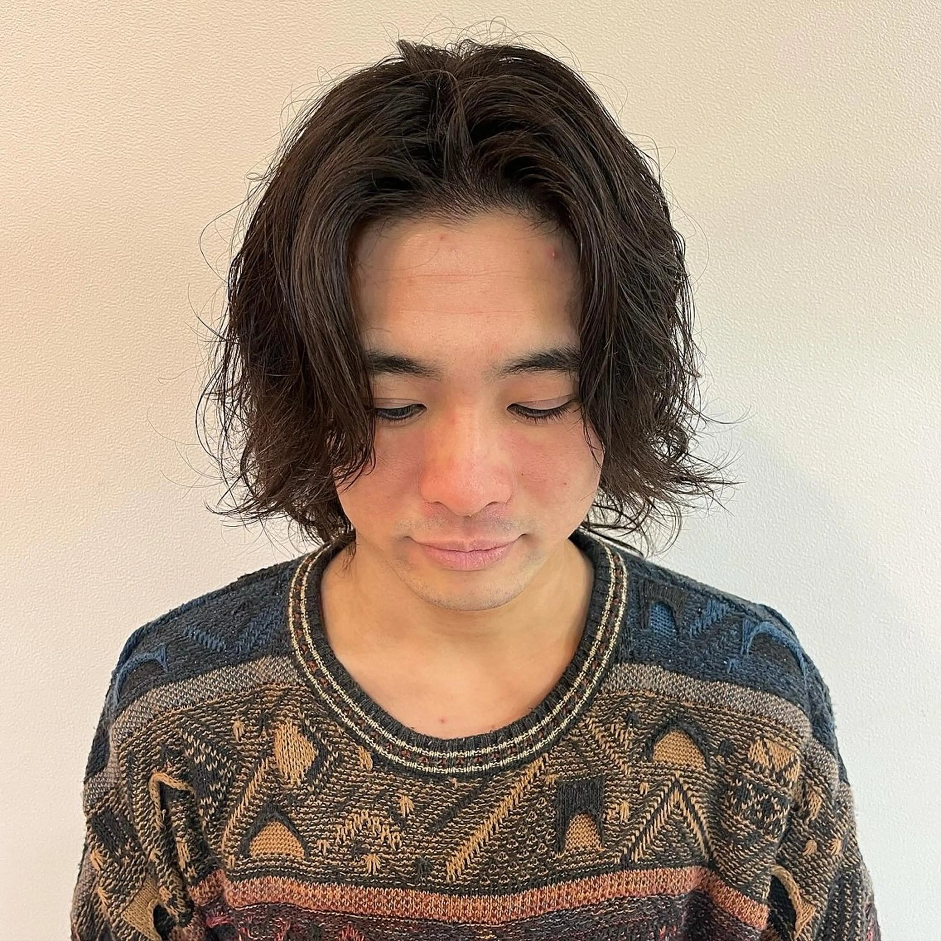 ショート カラー パーマ メンズ メンズスタイリスト/ 瀧澤 陽奈 ☾ᐝのヘアスタイル