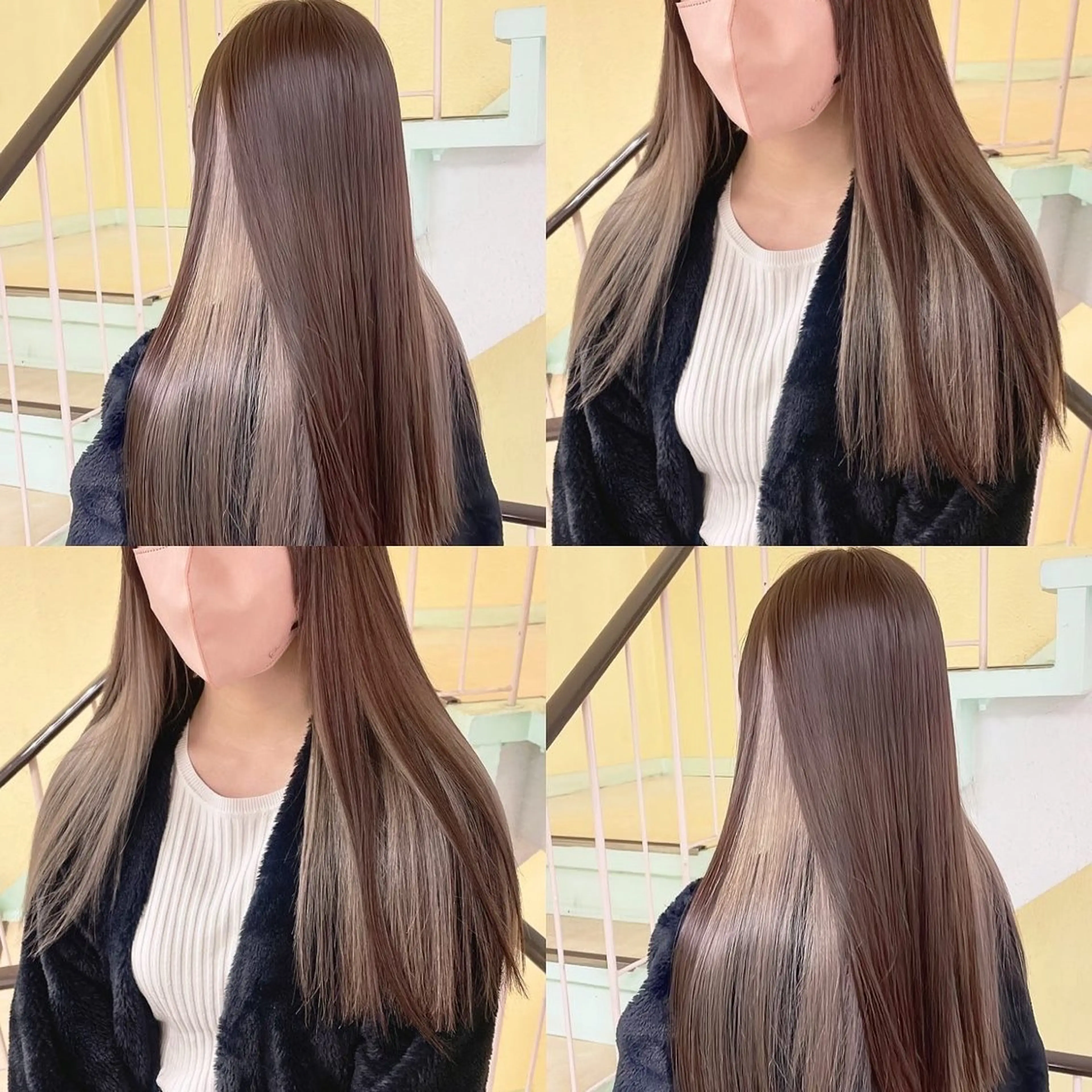 カラー ヘアカラー トリートメント 渋谷:インナーカラー ／🍒エリカ🍒のヘアスタイル