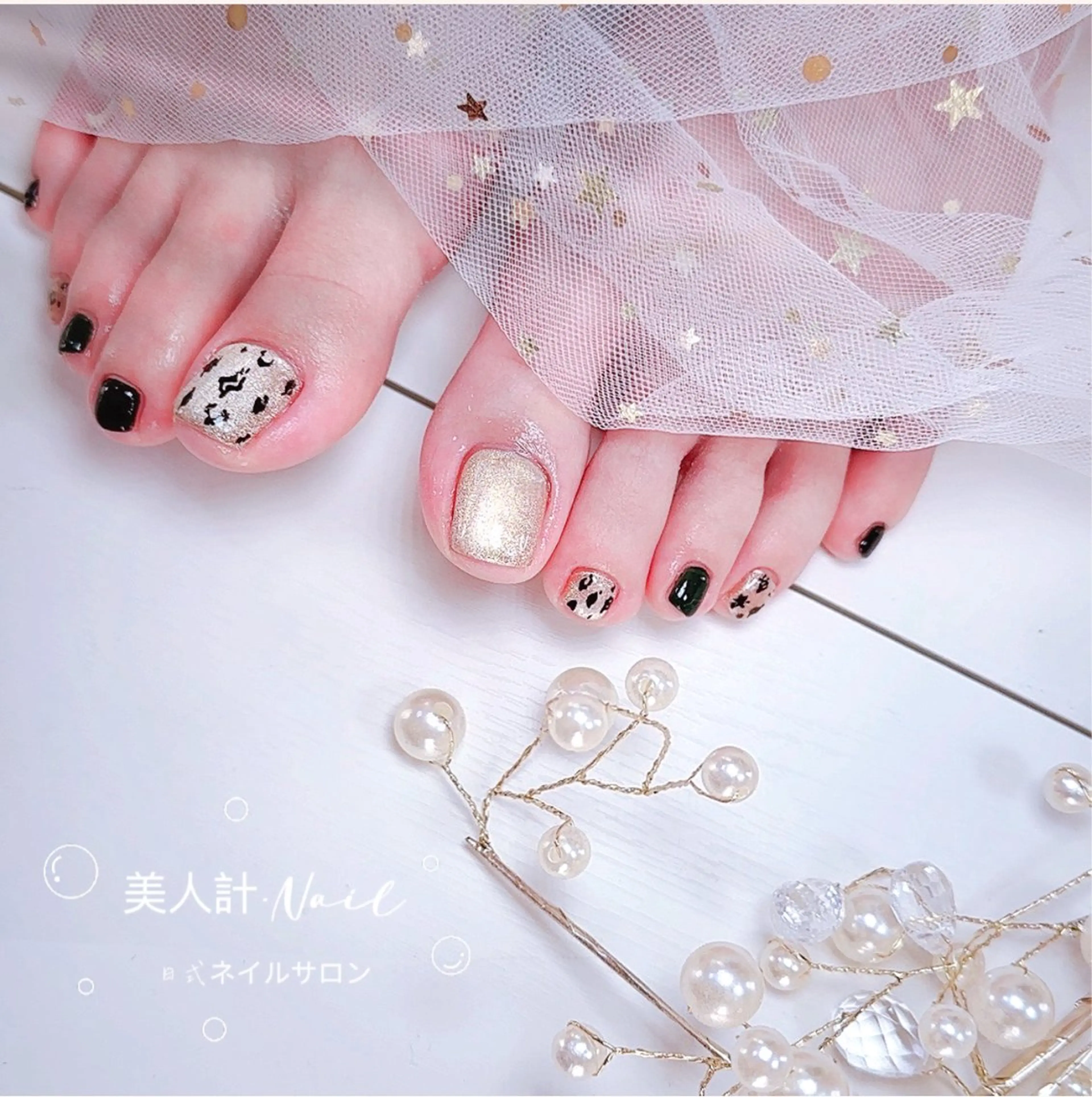 ネイル ジェルネイル 美人計ネイルサロン所属・中山 美月のネイルデザイン