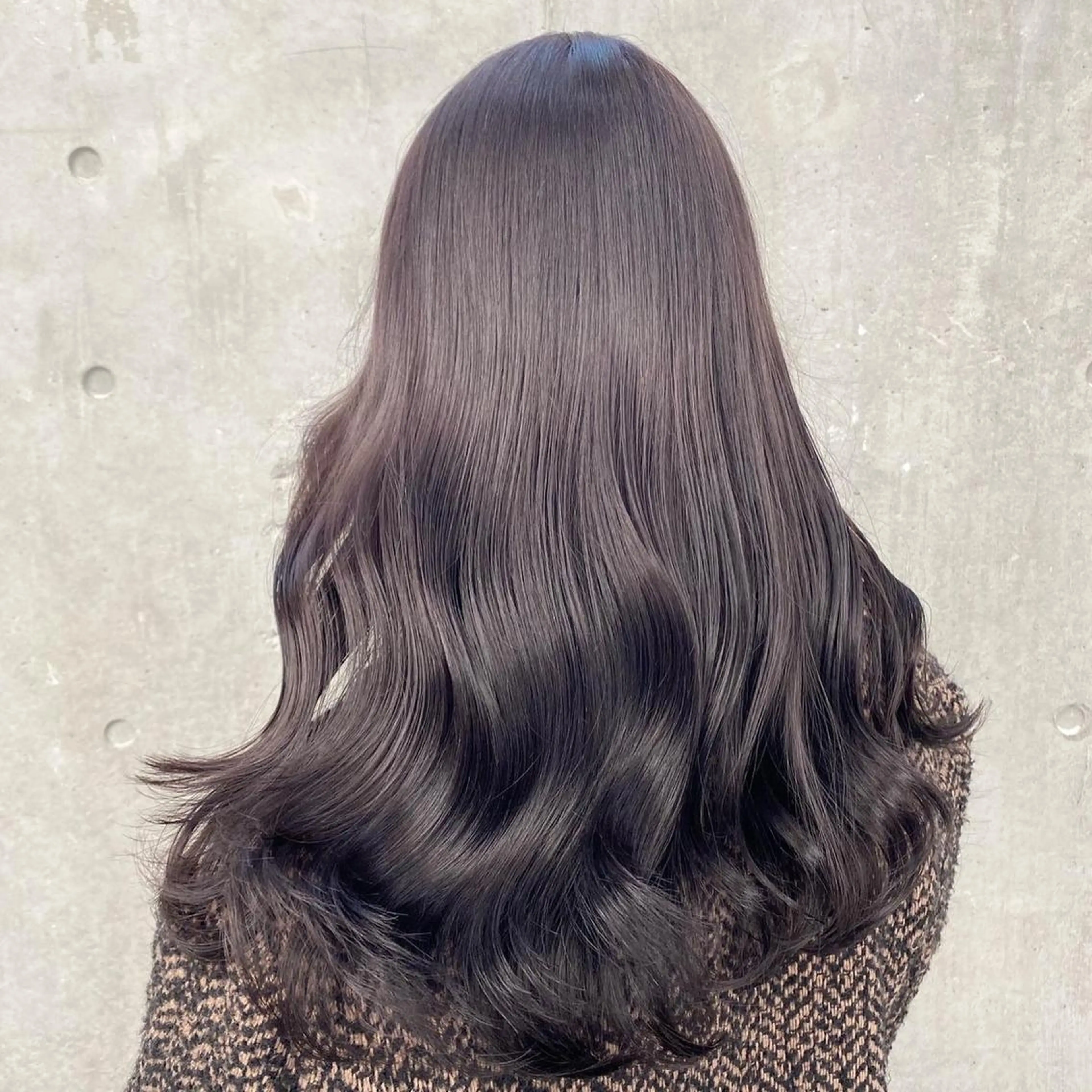 ロング ヘアカラー トリートメント ヘッドスパ ヘアセット 大人っぽ上品🤍韓国 レイヤー🤍ふうがのヘアスタイル