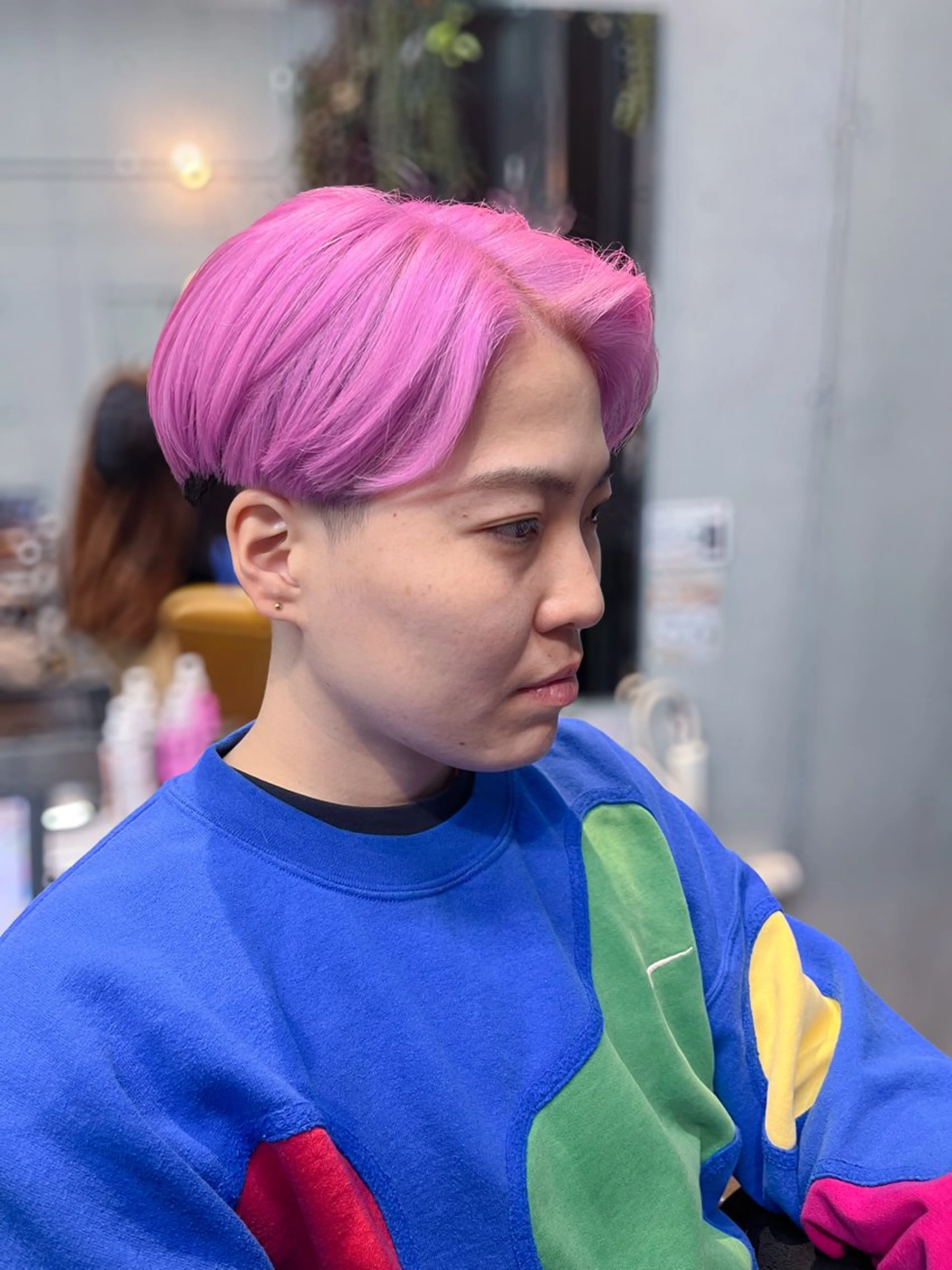 ショート カラー ルーツカラー/ レイヤーカット/井川のヘアスタイル