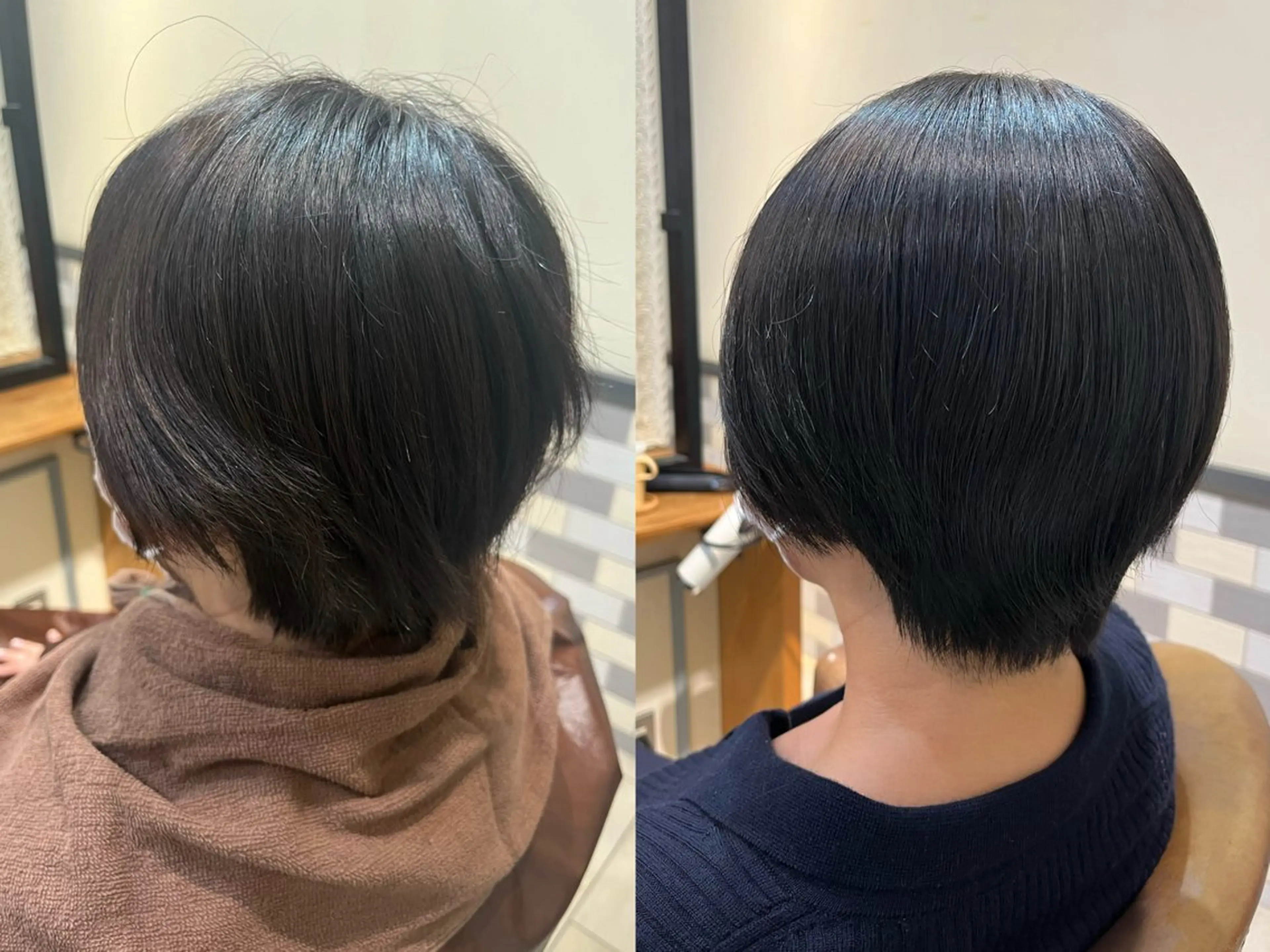 ショート カラー イケハラ ナナミのヘアスタイル