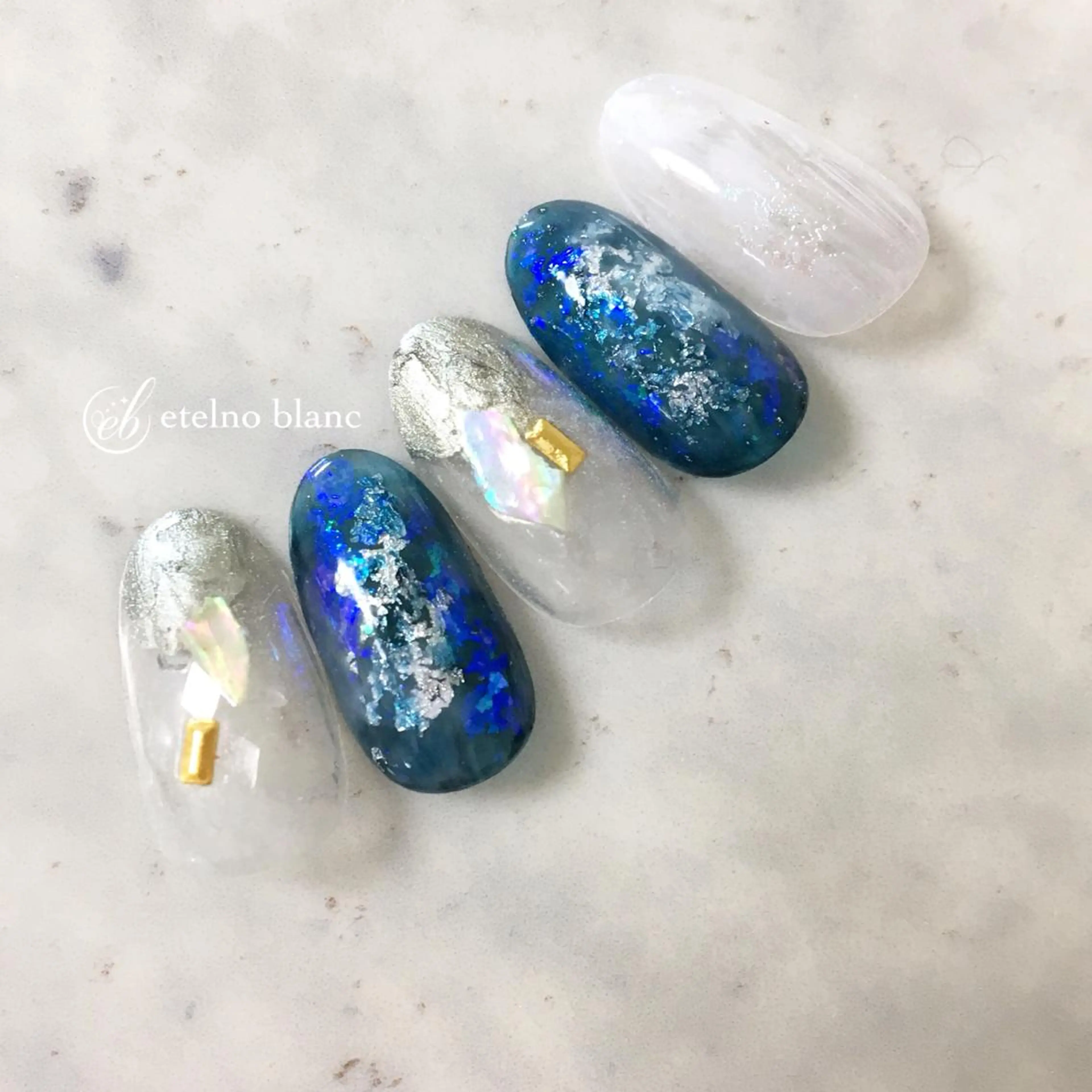 ネイル etelno blanc中目黒のネイルデザイン