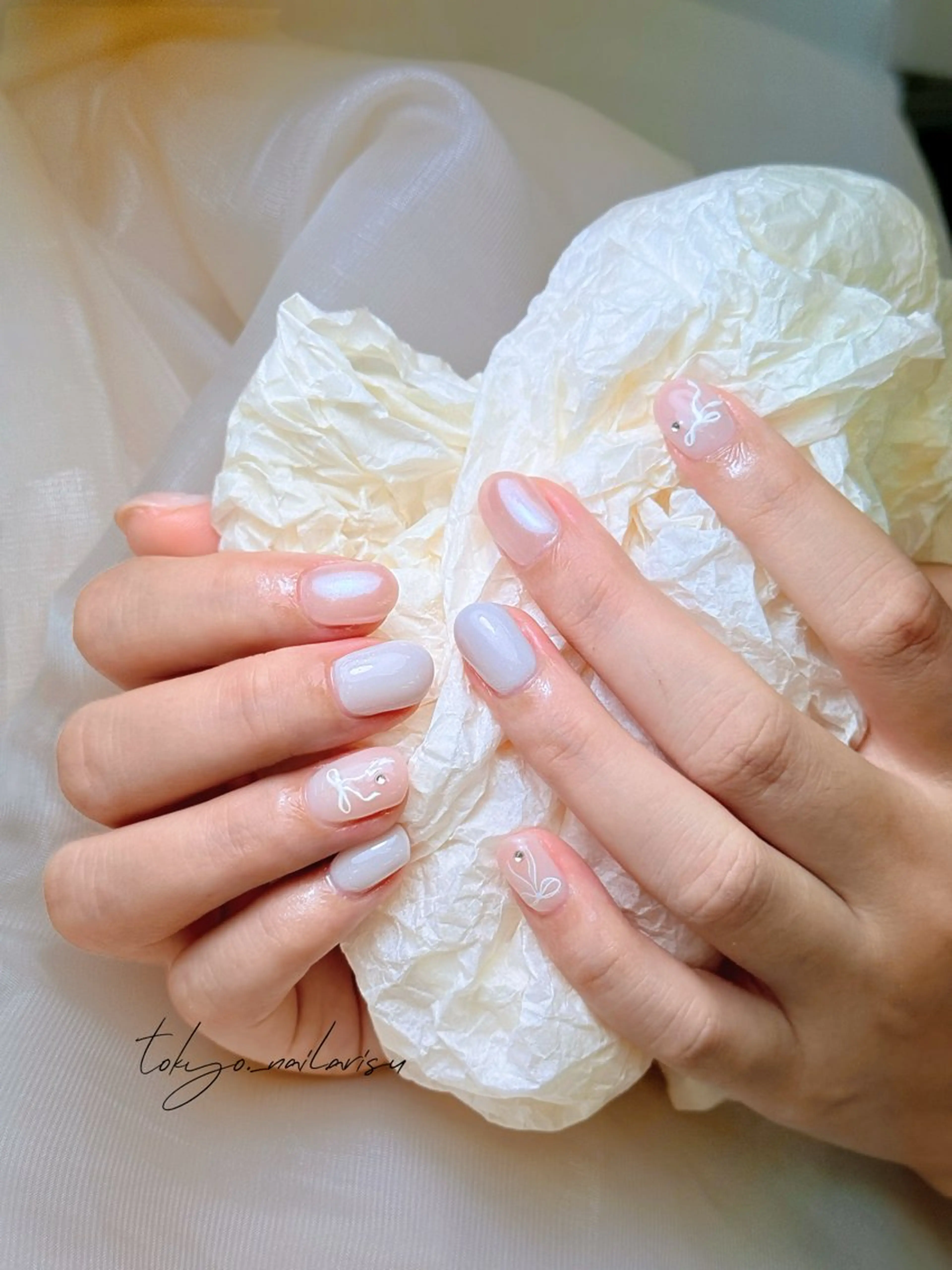 持ち込みデザイン（6本まで）   ソフトジェルオフあり+550円+30minの写真