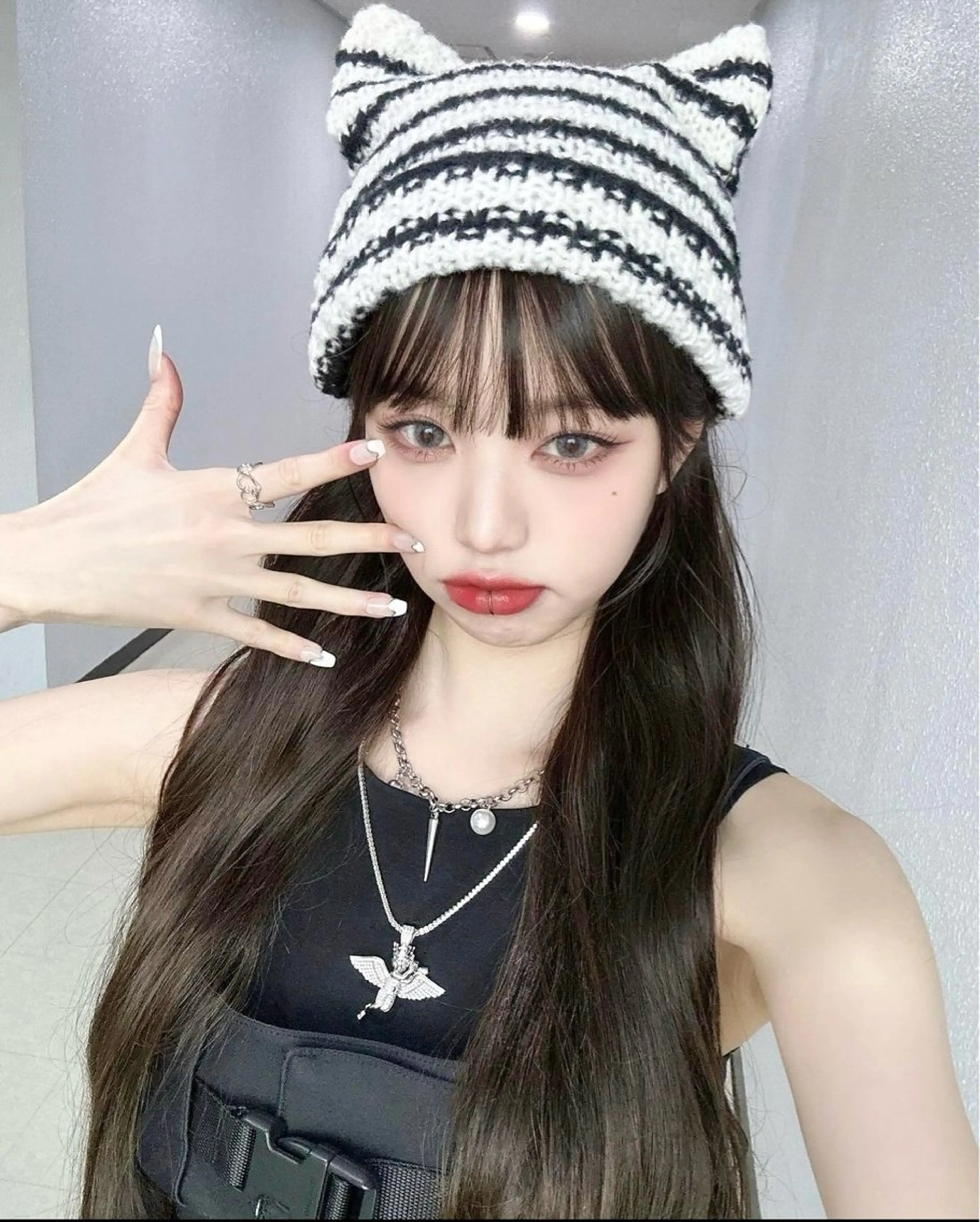 ロング カラー パーマ ヘアアレンジ メンズ キッズ カット ヘアカラー トリートメント ヘッドスパ ヘアセット 上品＆韓国風 🥀海心🥀のヘアスタイル