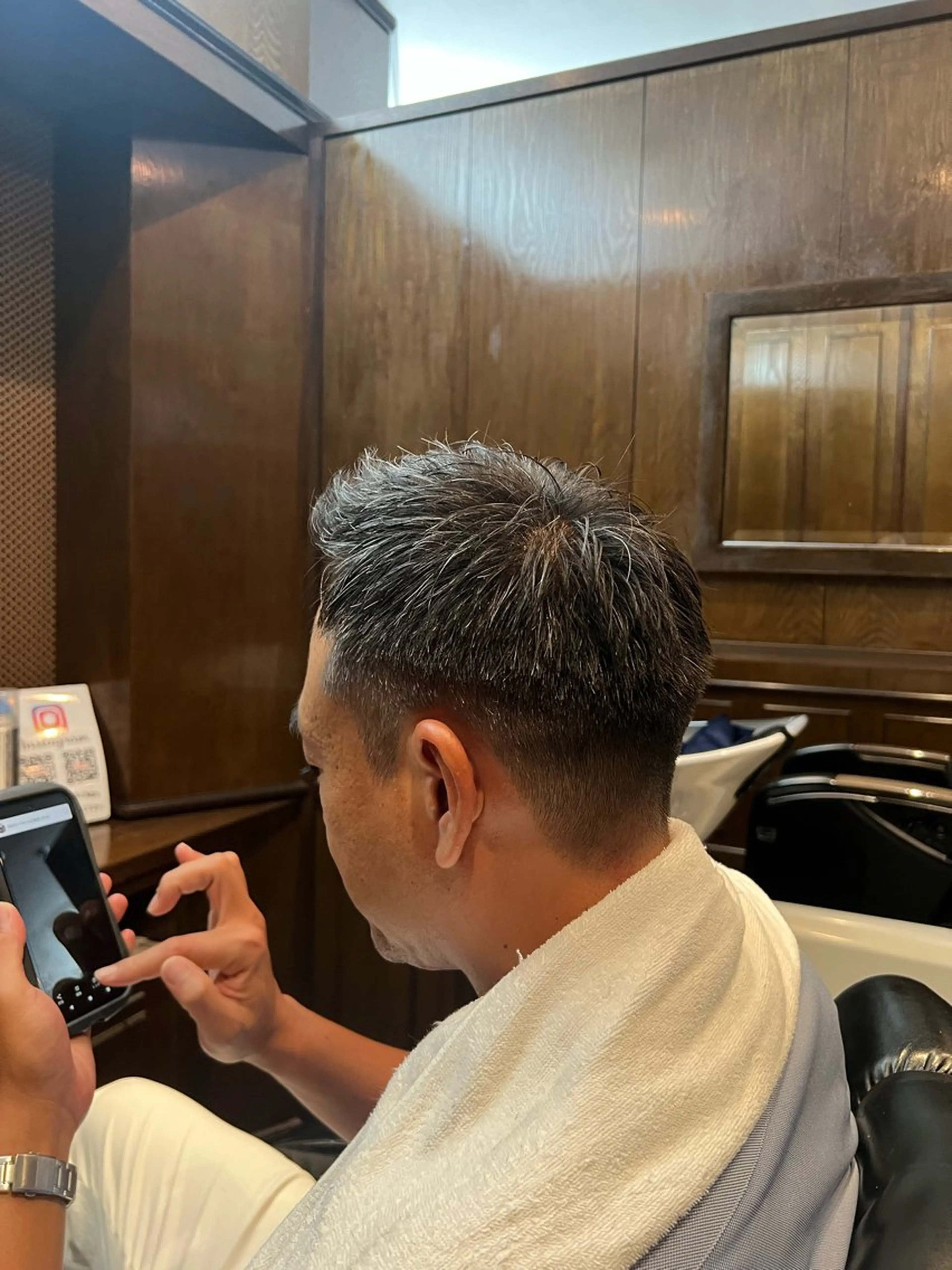 メンズ THE BARBER 東京所属・THE BARBER 輿石のヘアスタイル