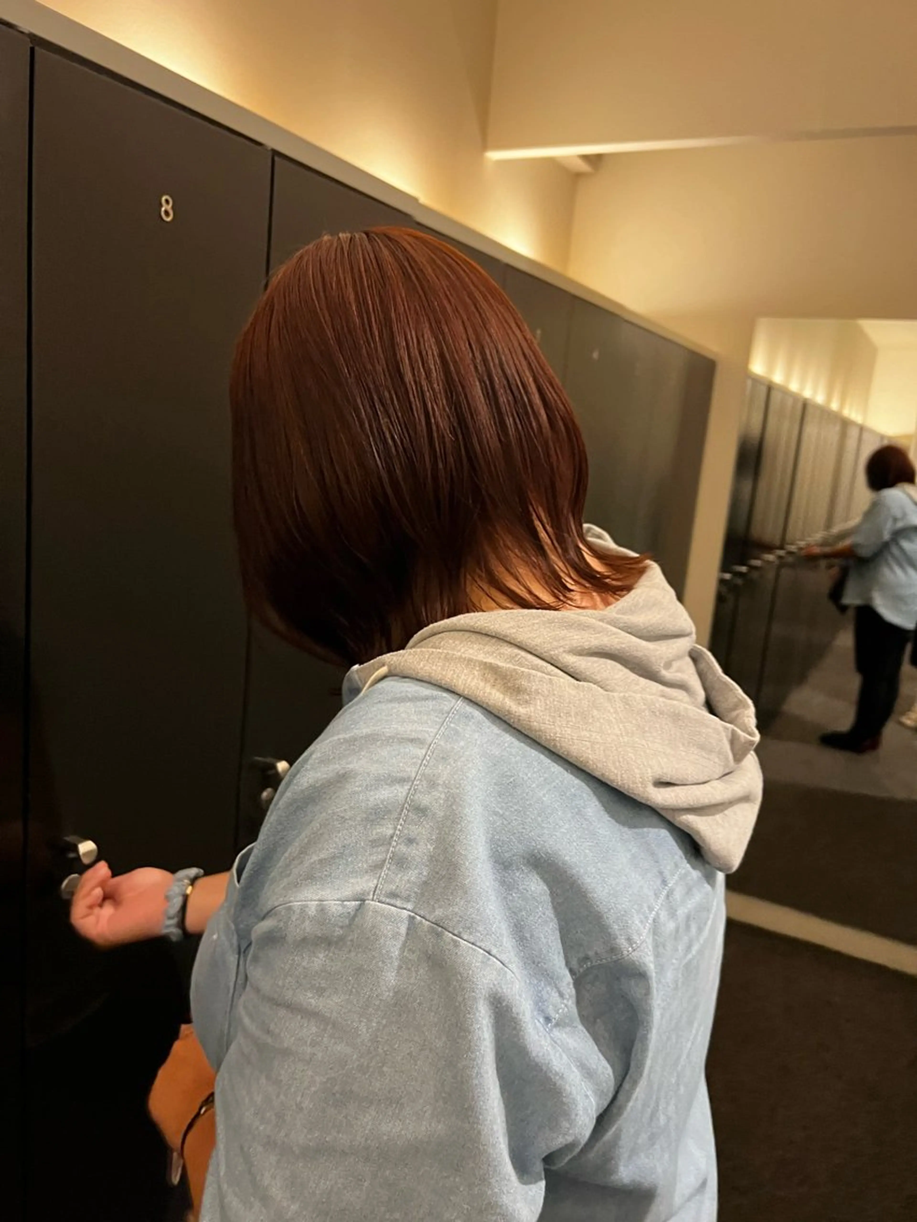 ミディアム カラー ヘアカラー ほのか./大阪 透明感カラー/韓国風のヘアスタイル