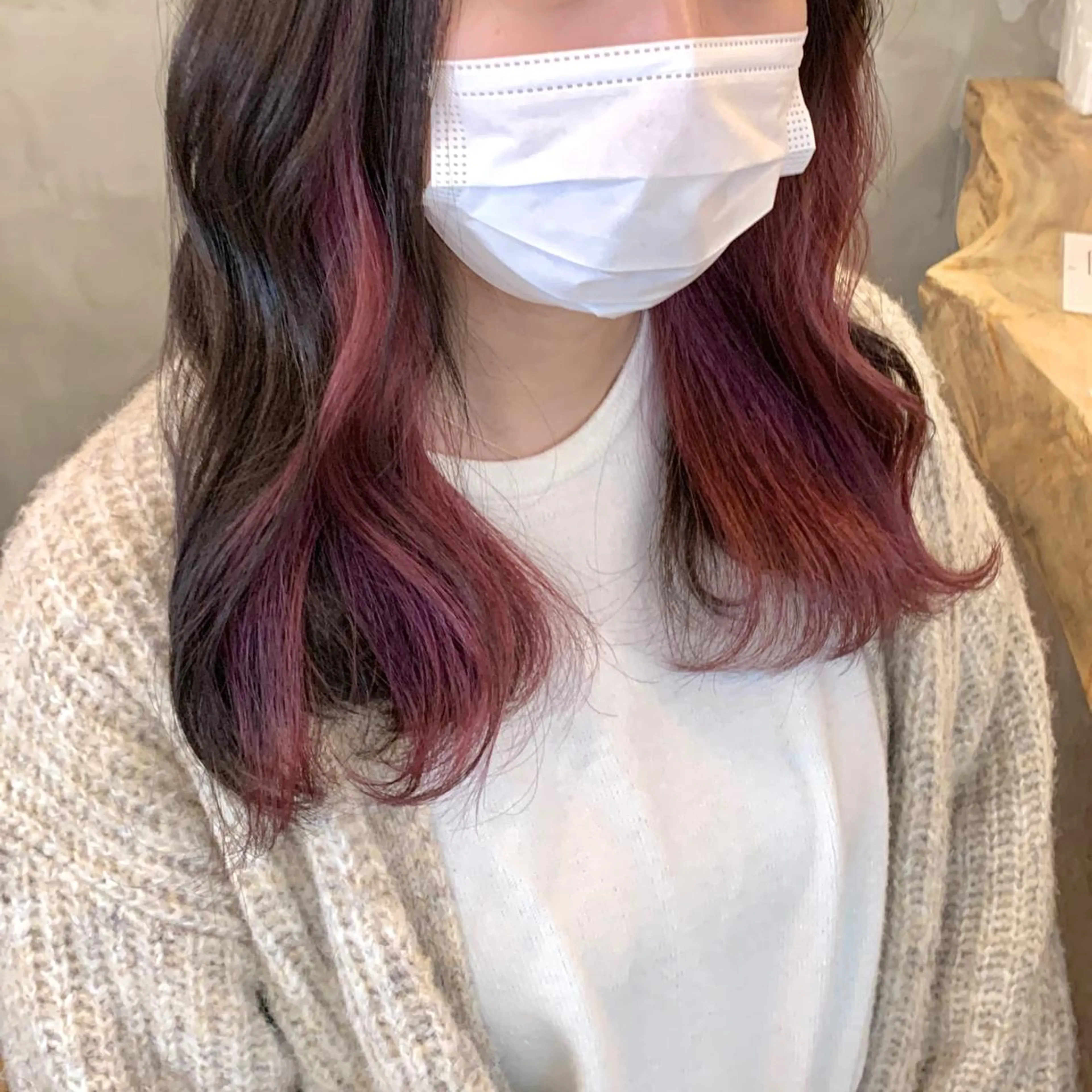 セミロング カラー カット ヘアカラー ﾖｼﾅｶﾞﾏﾕ🦕 透明感カラーのヘアスタイル