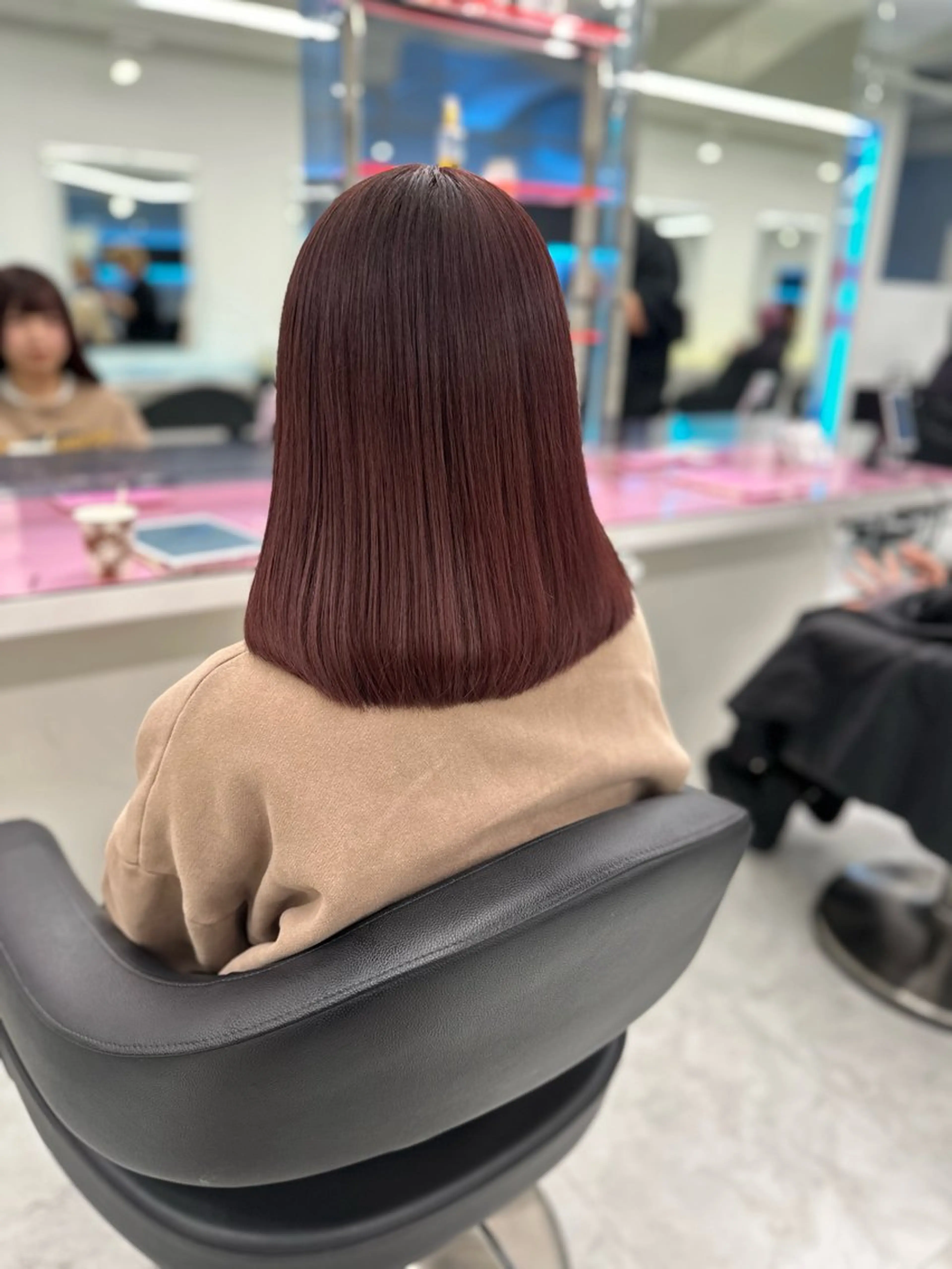 セミロング カラー ヘアカラー トリートメント ♡ダブルカラー特化♡ miyuのヘアスタイル