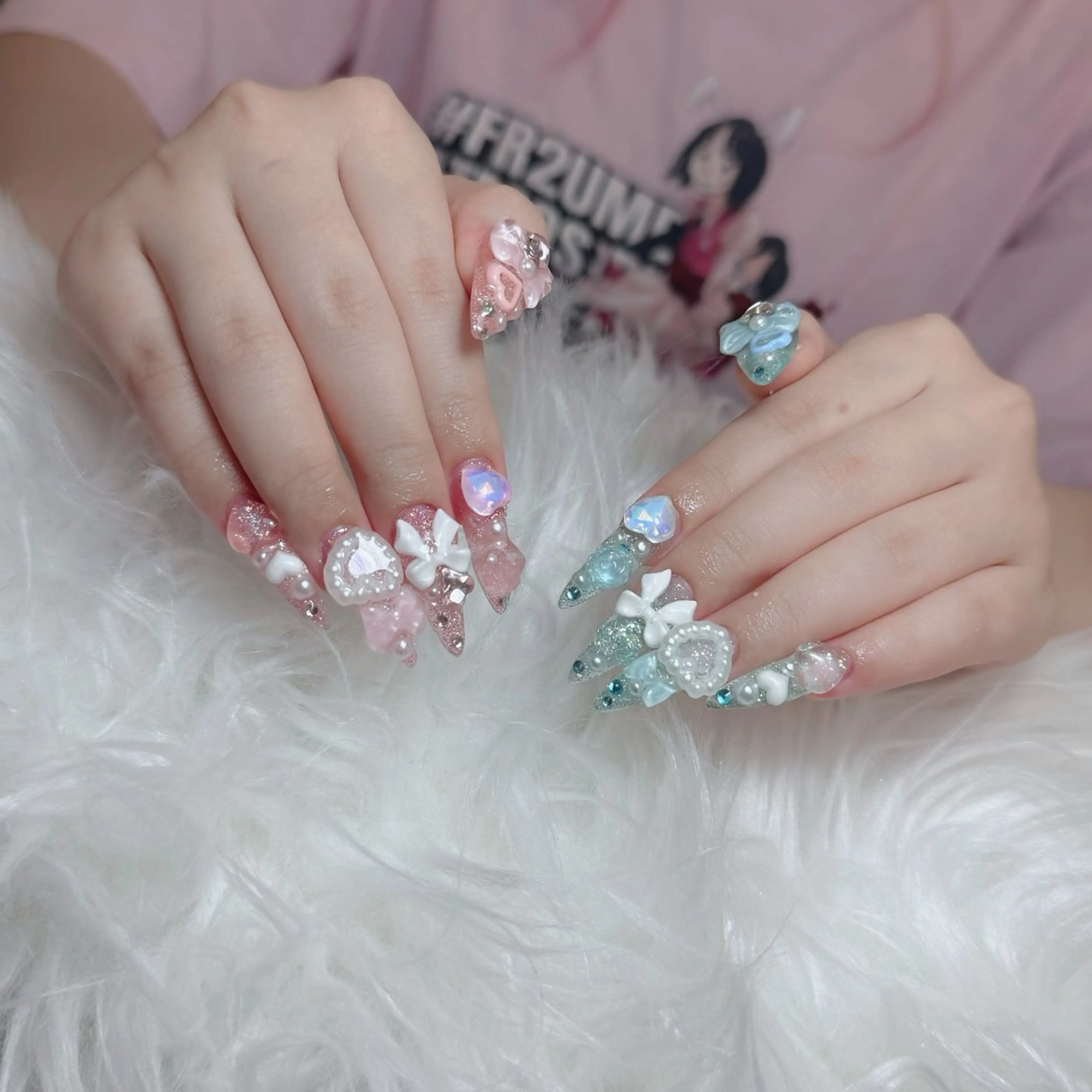 ネイル アートネイル フレンチネイル ジェルネイル 韓国ネイル マグネットネイル ハンドネイル Lenie Nail okubo所属・Lenie Nail Okuboのネイルデザイン