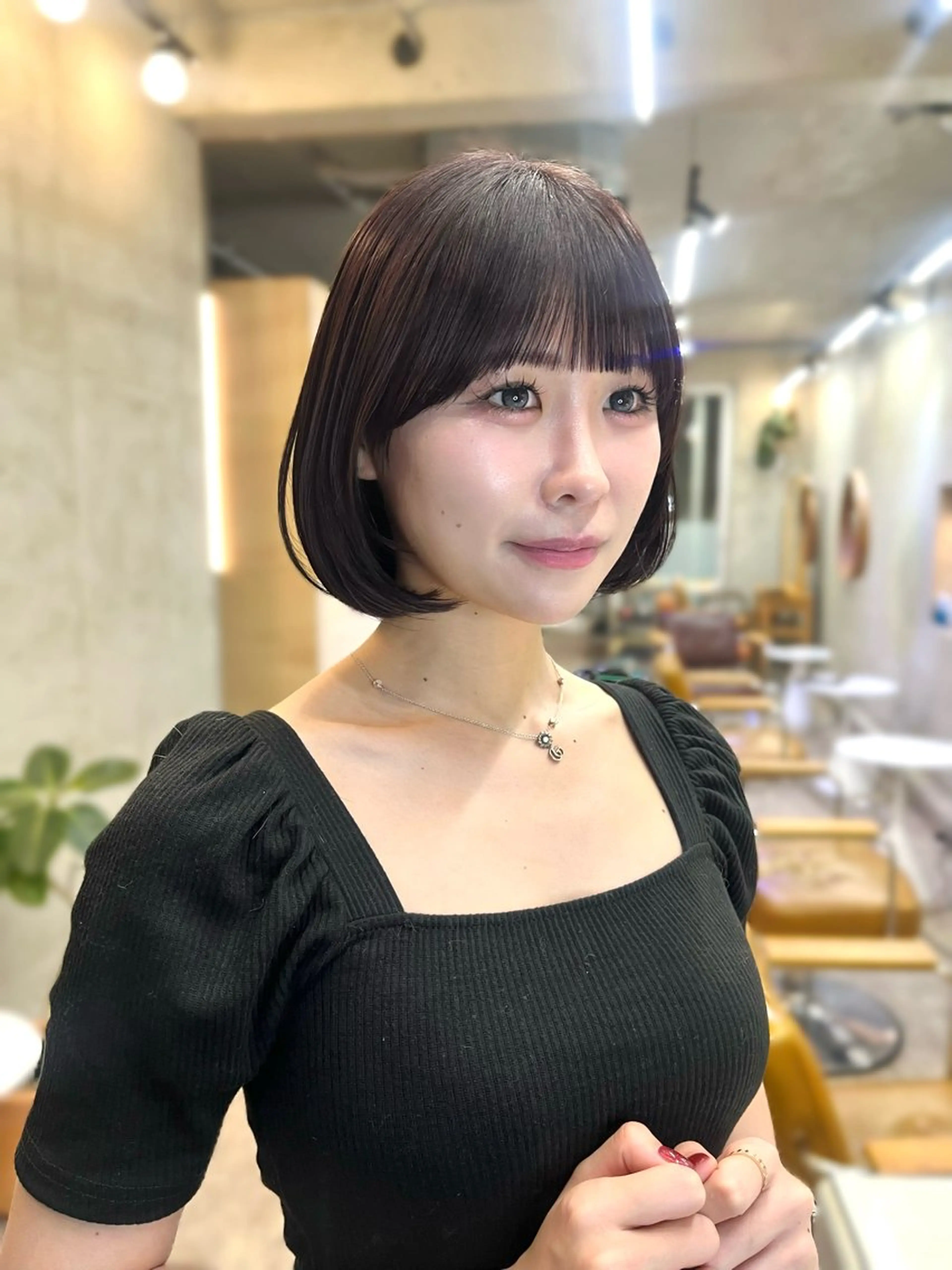 ショート カラー カット SALT WATER所属・🫐 𝐌𝐚𝐨 🫐似合わせcutのヘアスタイル