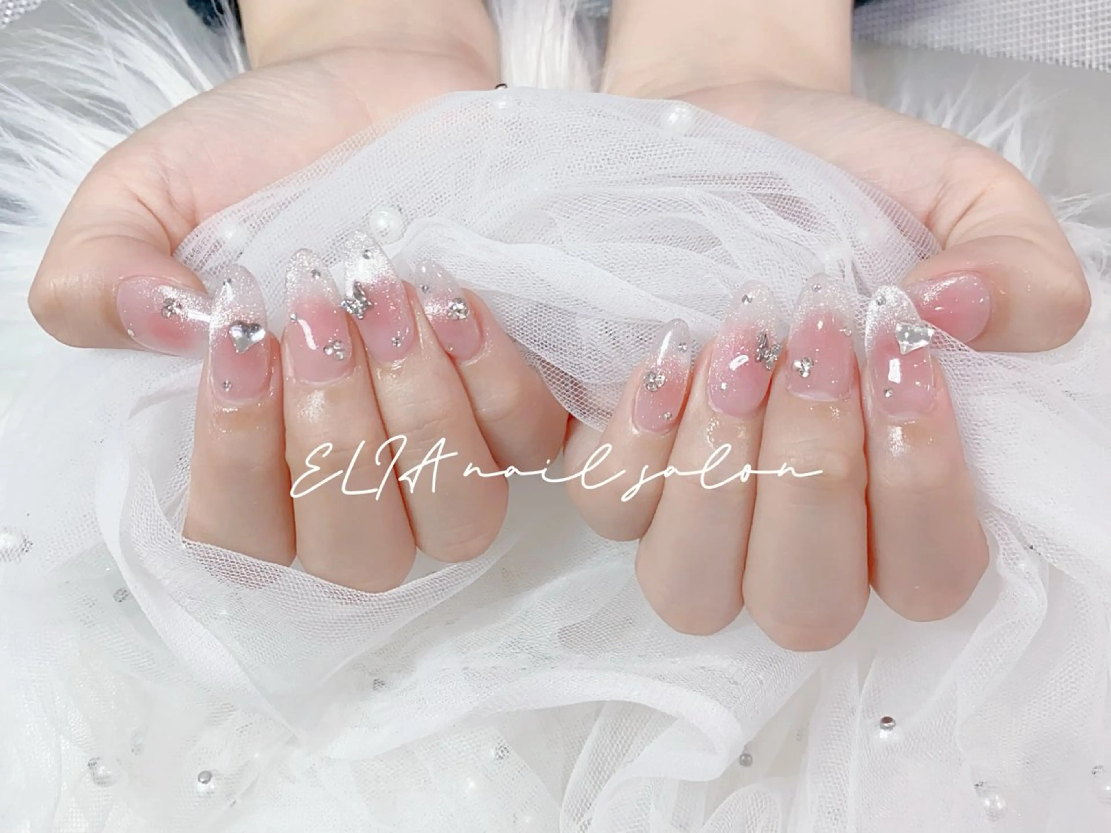 カラー グラデーションカラー ハンドネイル ハンドケア ELIA【エリア】 nailsalonのネイルデザイン