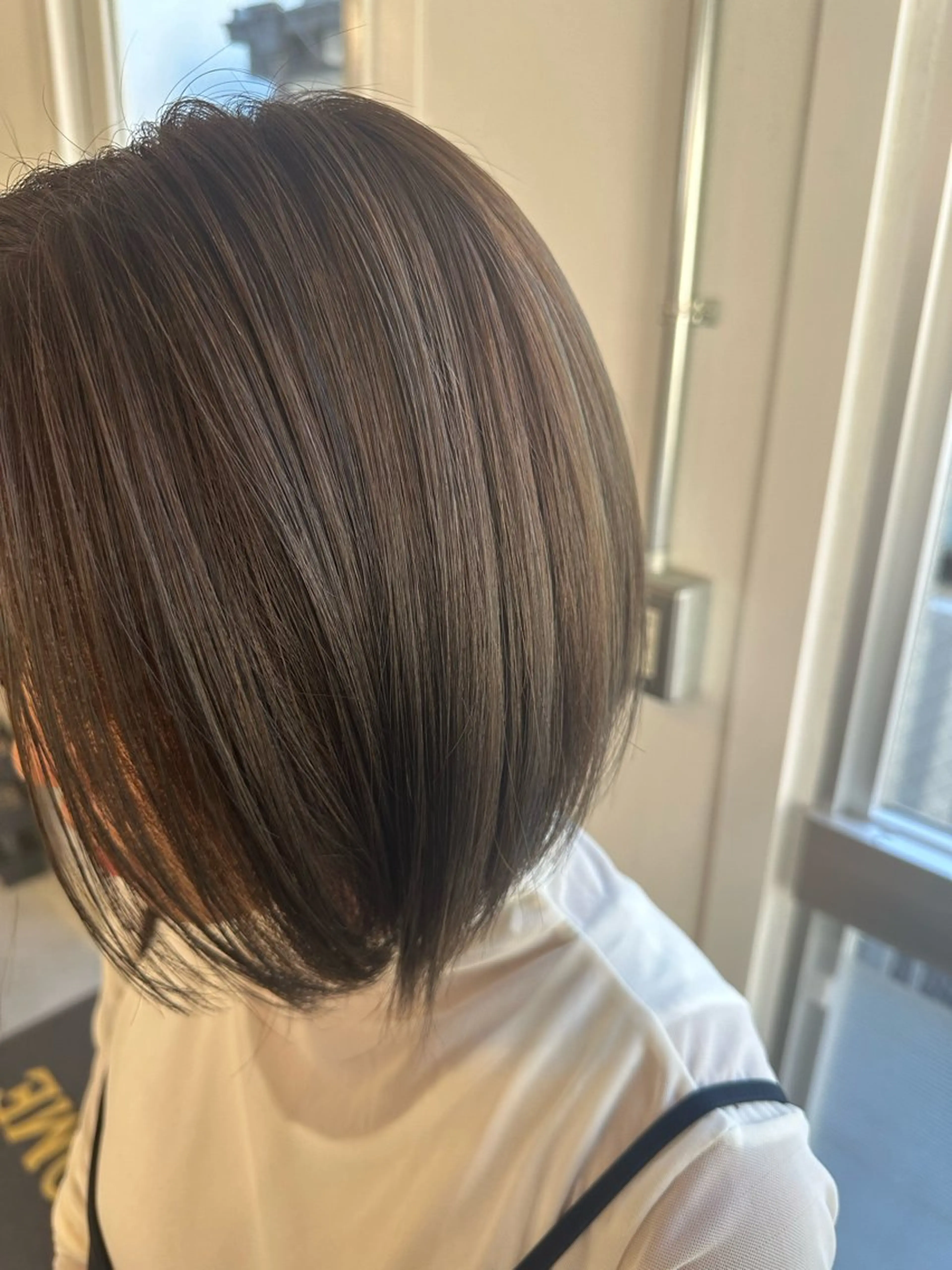 カラー アッシュ ヘアカラー 松本 莉央のヘアスタイル