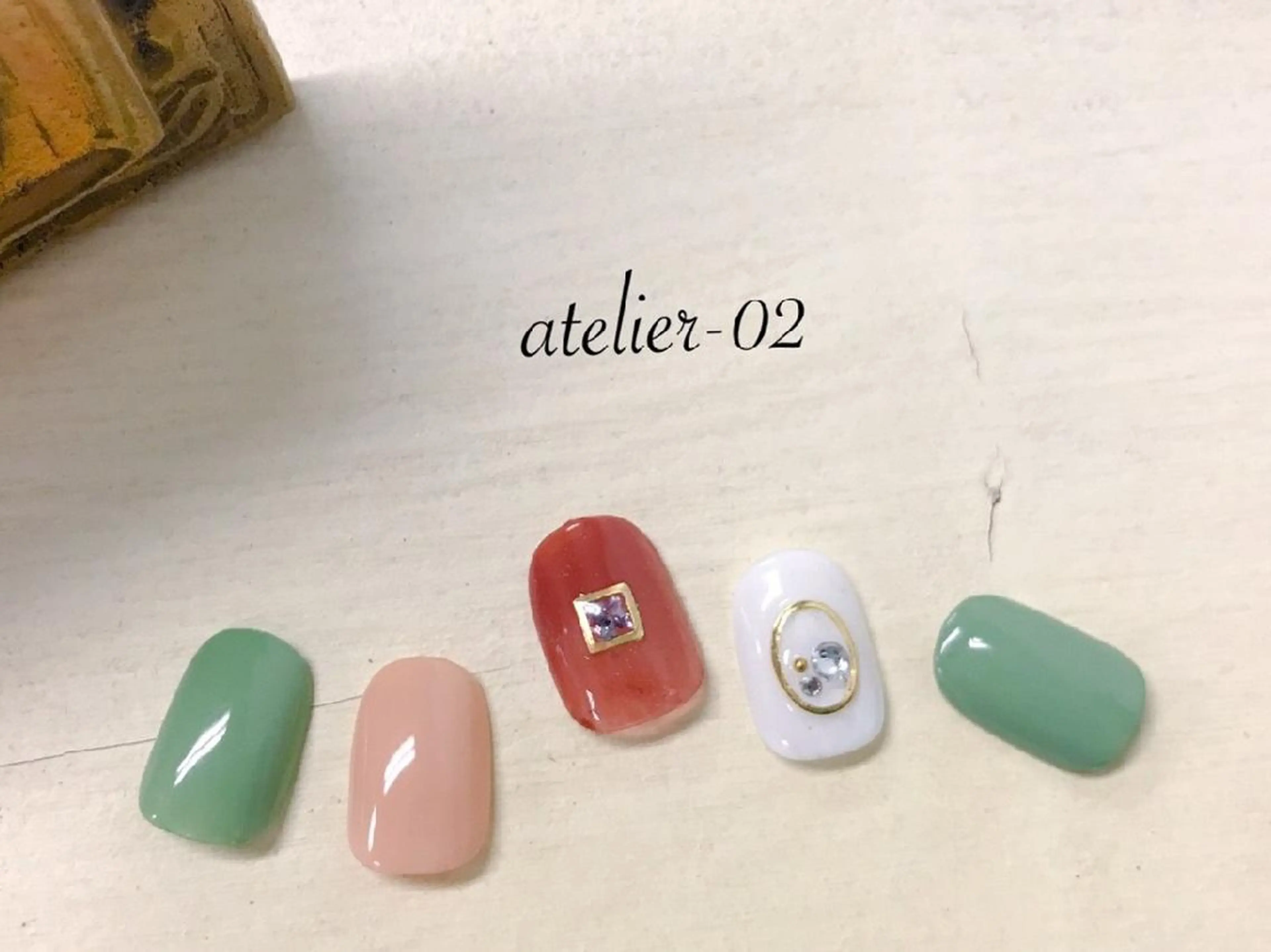 ネイル ワンカラーネイル atelier -02tsuboのネイルデザイン