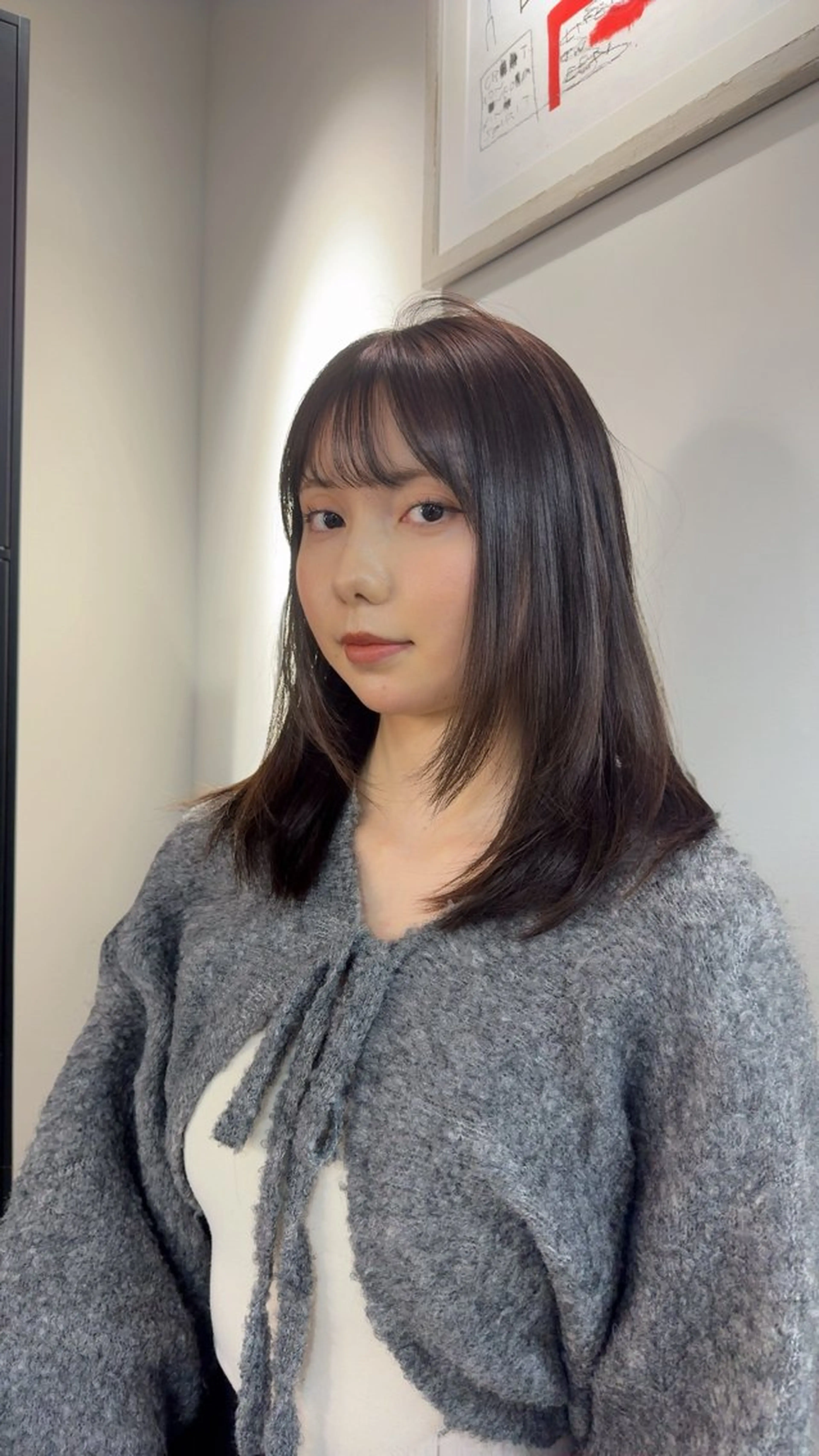 ミディアム 新宿/ハイトーン/ レイヤー/サカキのヘアスタイル