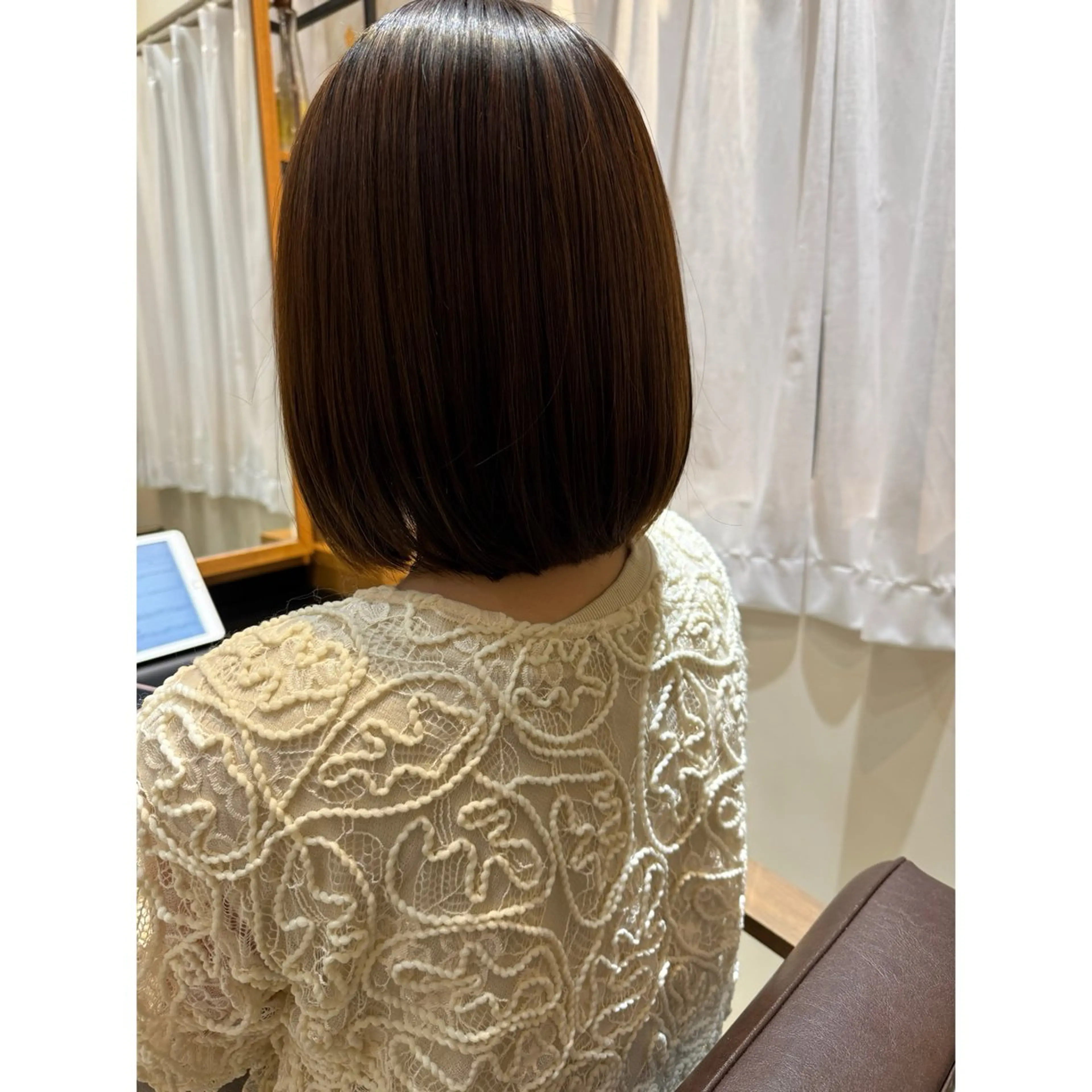 ミディアム カット 喜友名洸季 anoneのヘアスタイル