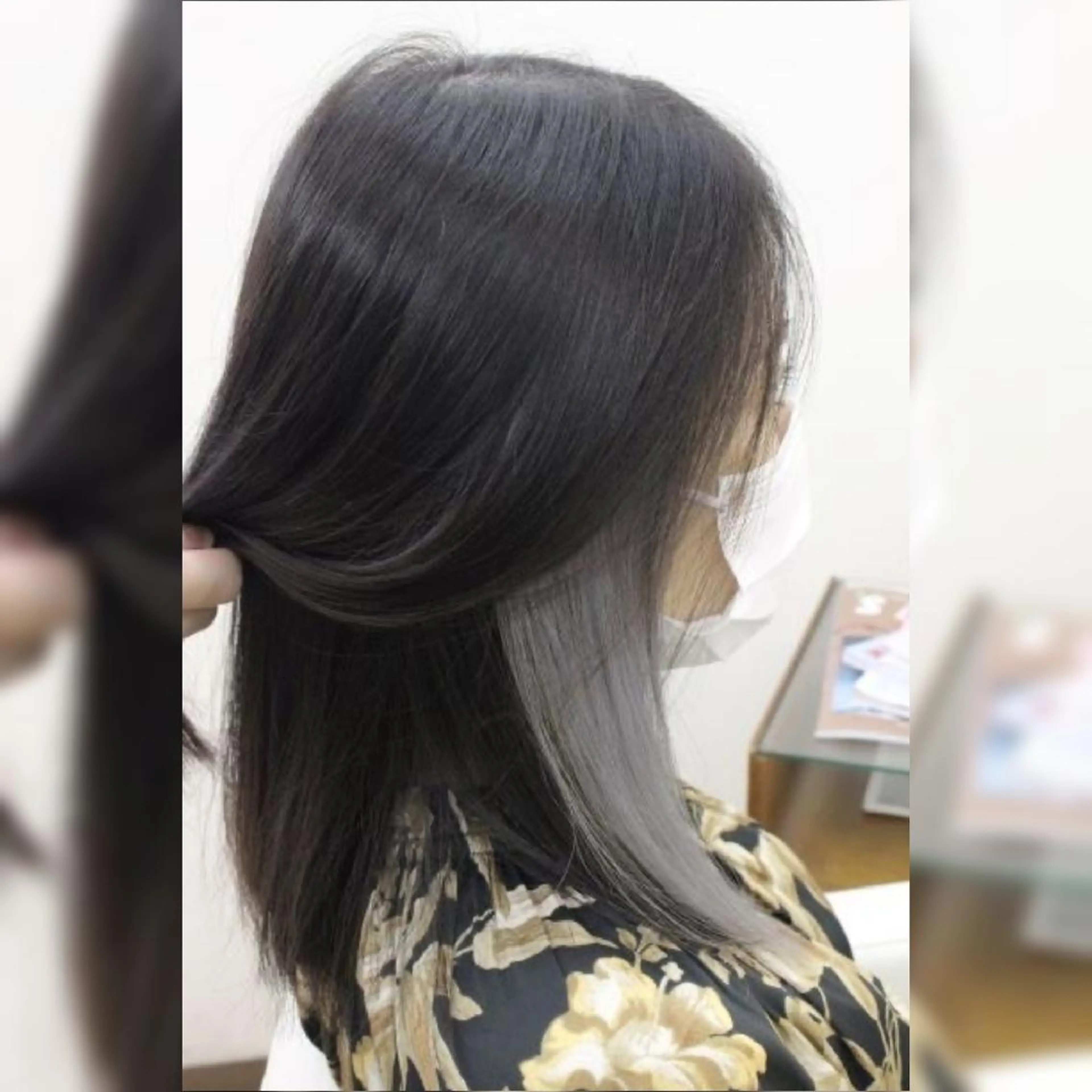 ロング カラー イヤリングカラー ヘア＆メイク ポトス所属・ヘア＆メイクポトス 倉内のマツエク・マツパデザイン