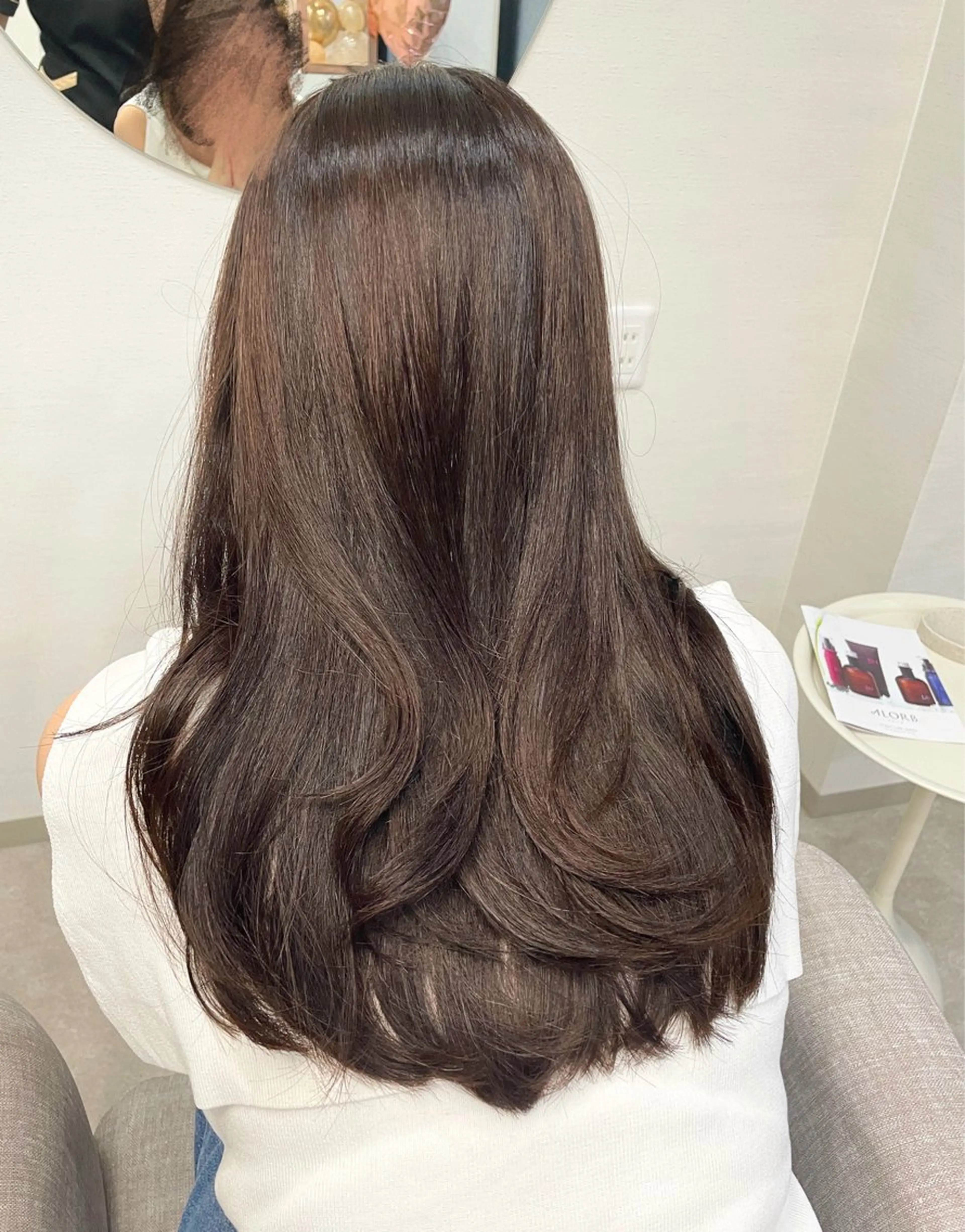 ロング くせ毛 レイヤーカット カット mono.所属・南茨/ヘッドスパ /カット/momoのヘアスタイル