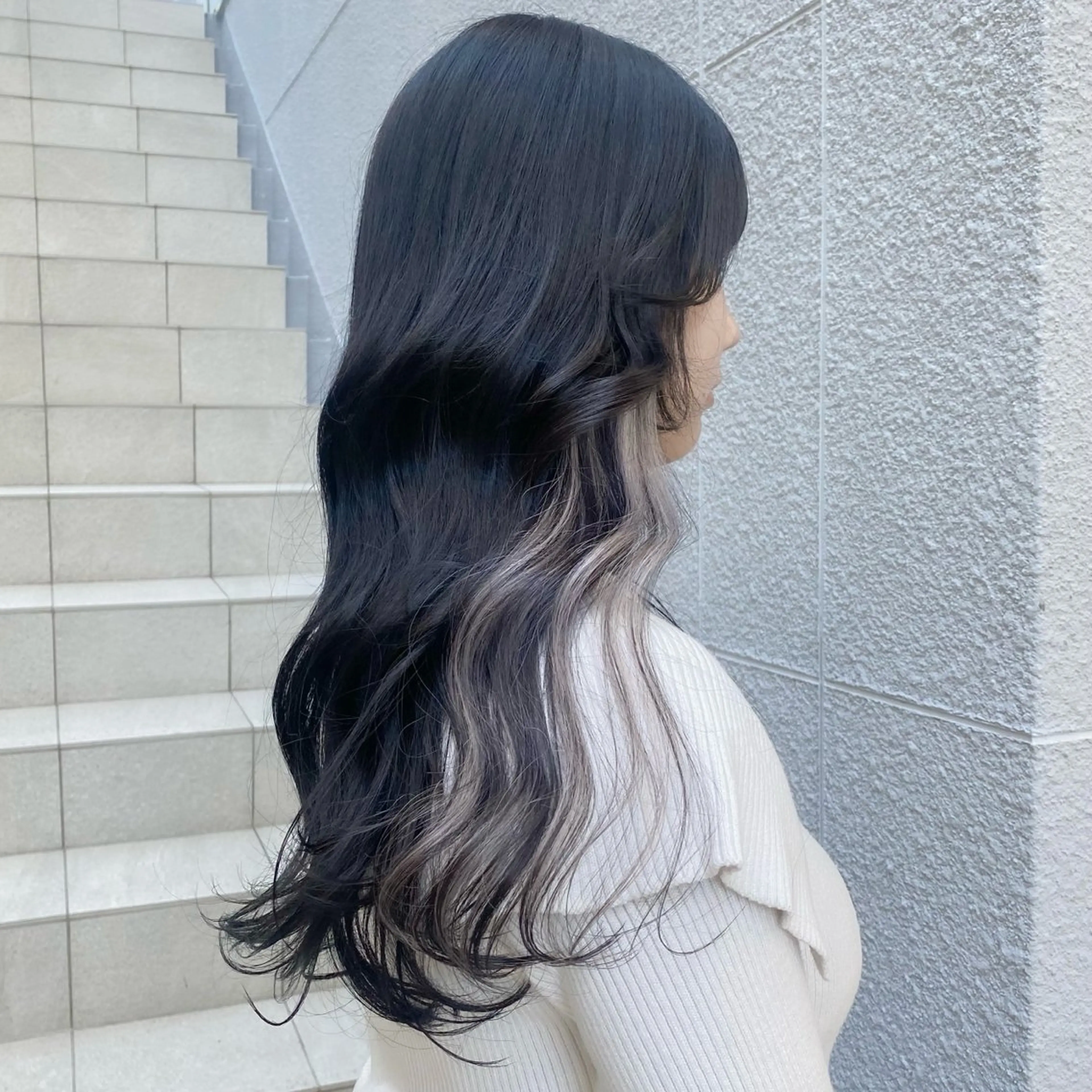 ロング カラー ヘアアレンジ カット ヘアカラー トリートメント 💗💗韓国レイヤー yu-ki💗💗のヘアスタイル