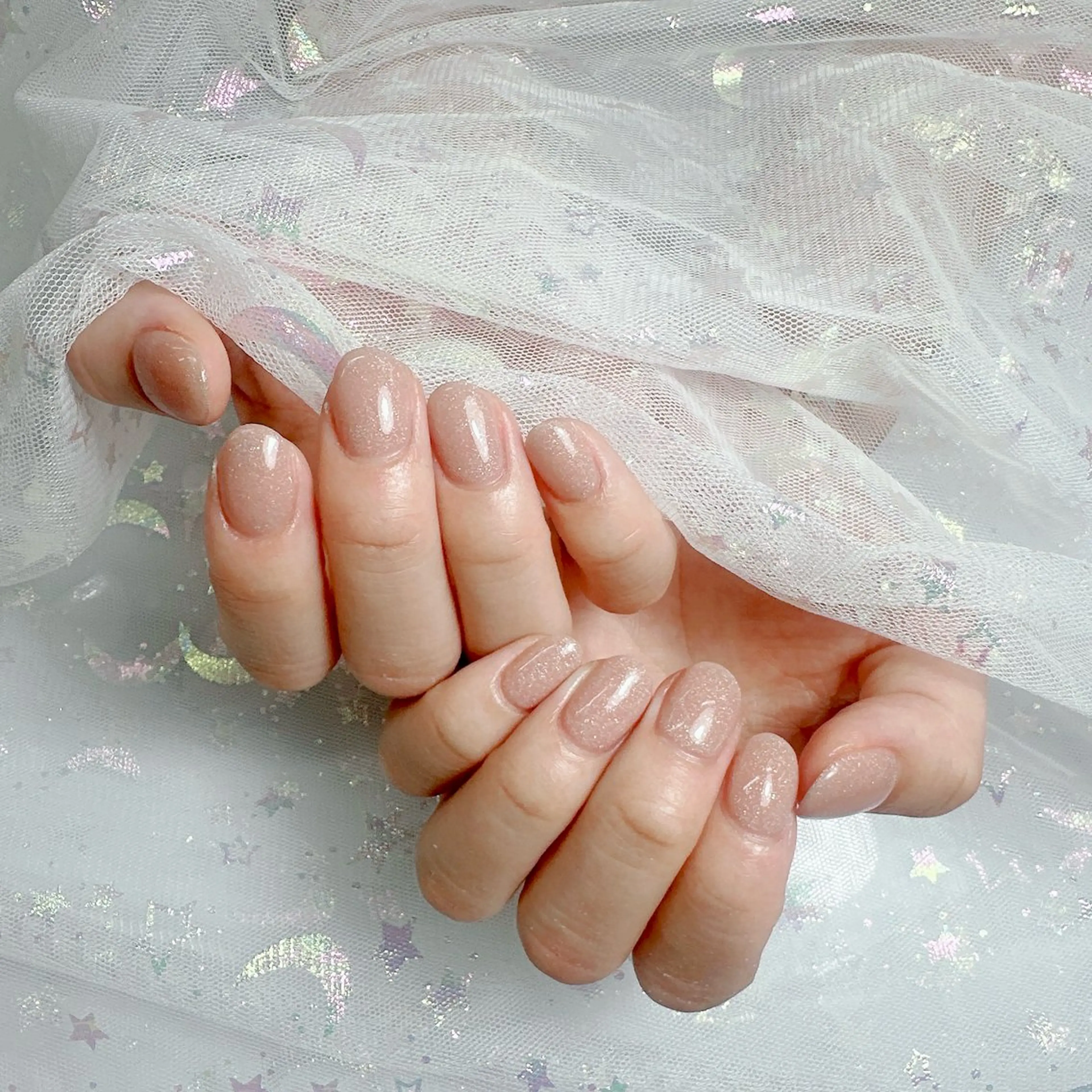 ネイル アートネイル ジェルネイル グラデーション キラキラネイル ラメ(グリッター) ハンドネイル Viola. 優花のネイルデザイン