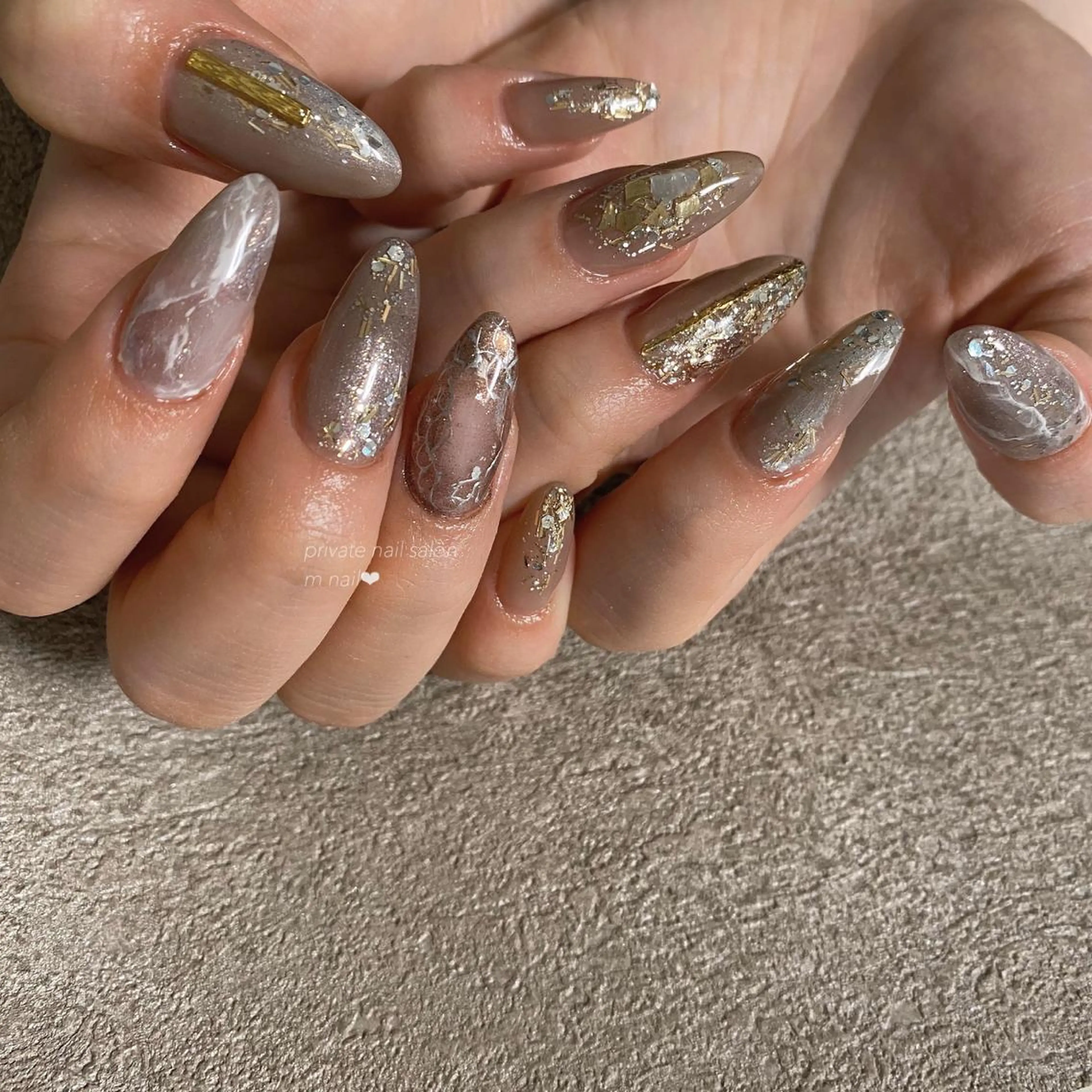 ネイル ニュアンスネイル ハンドネイル 小河原 舞のネイルデザイン