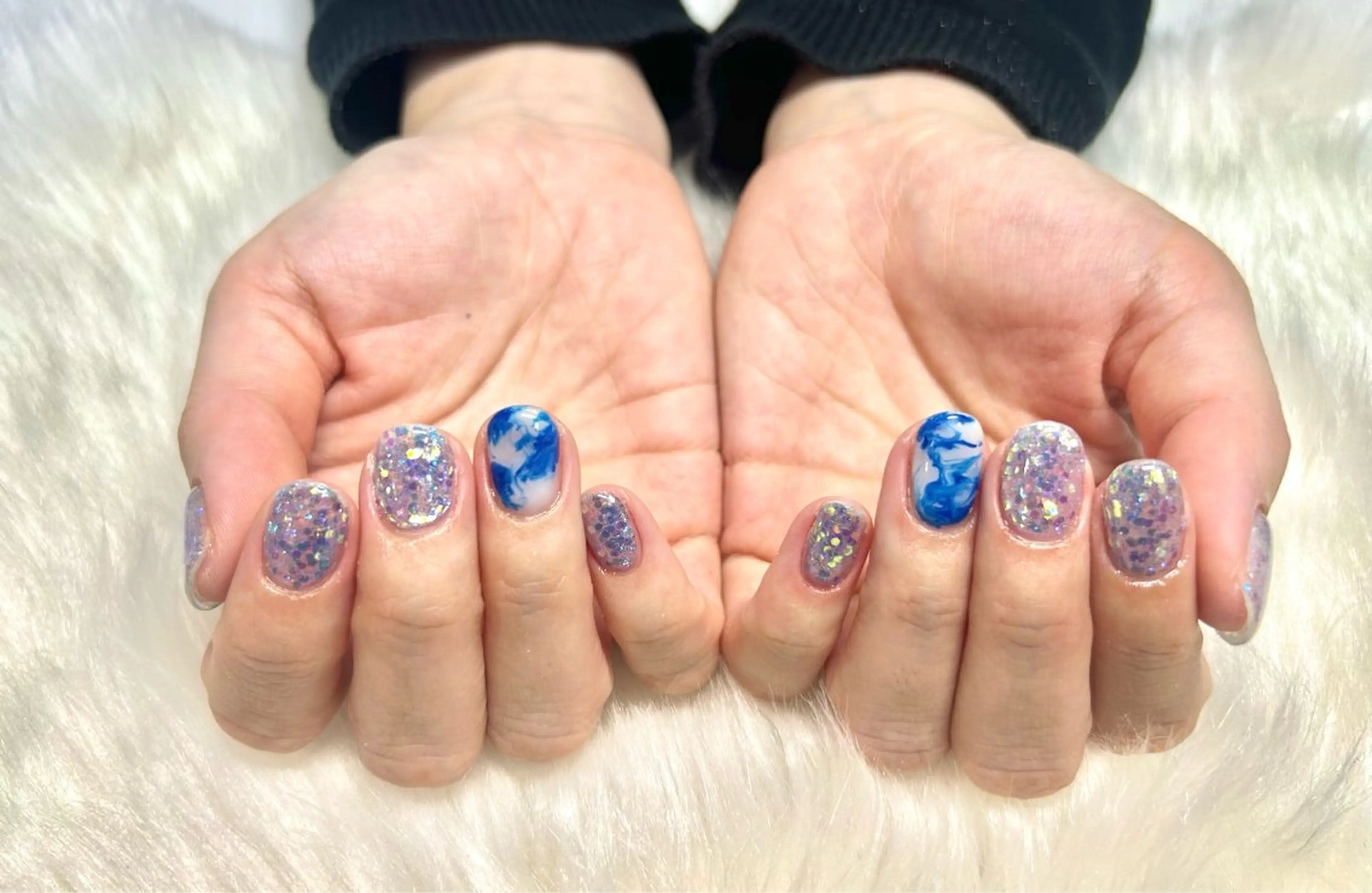 ネイル シンプルネイル 二階堂 晴菜のネイルデザイン