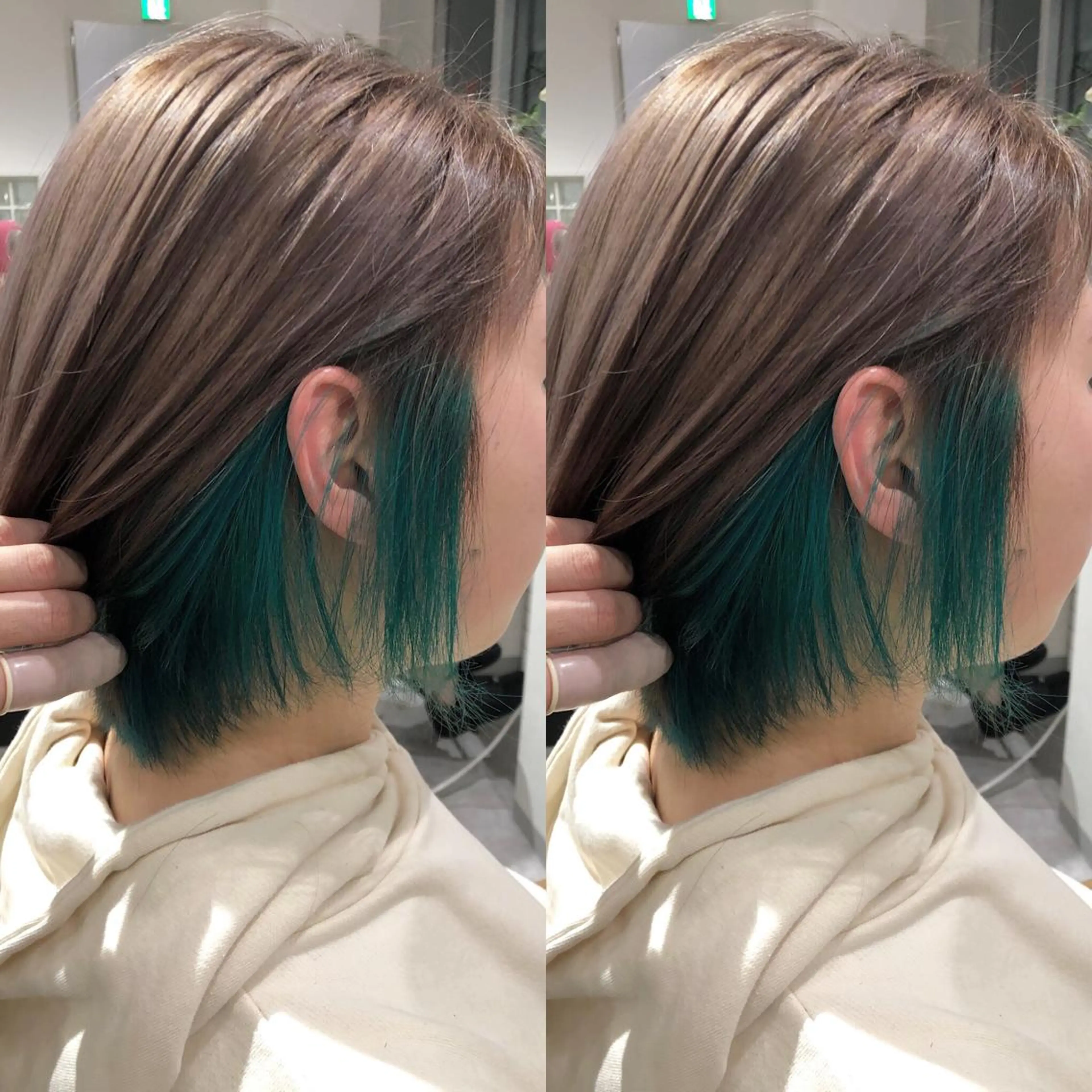 ショート カラー カット ヘアカラー トリートメント JILBLAN京都 ショート/ハイライトのヘアスタイル