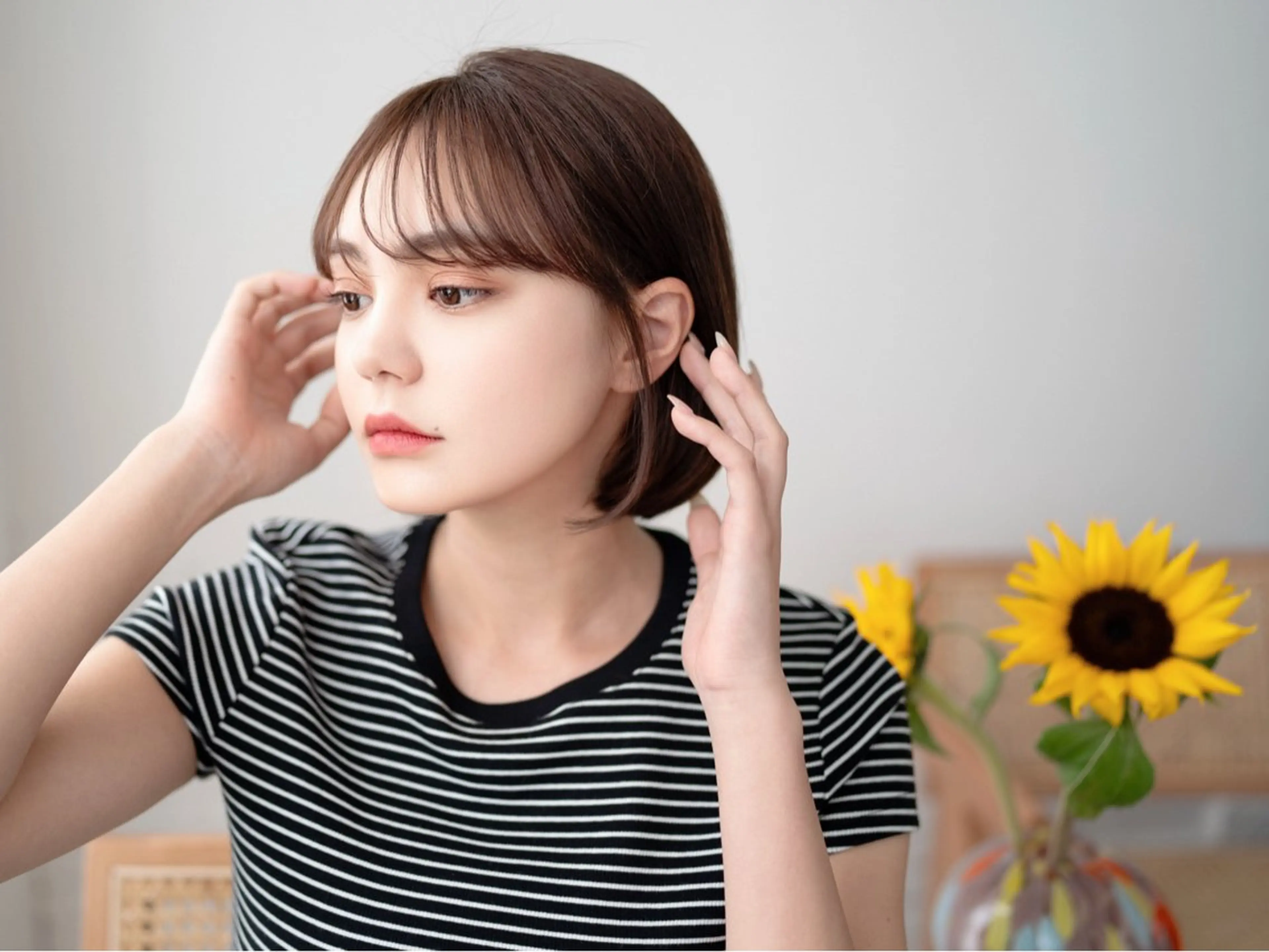 人気No.🥇質感再生カラーエンアス❣️➕カット➕3ステップ質感再生トリートメント😊 韓国ヘア希望の方にもオススメ🎉の写真