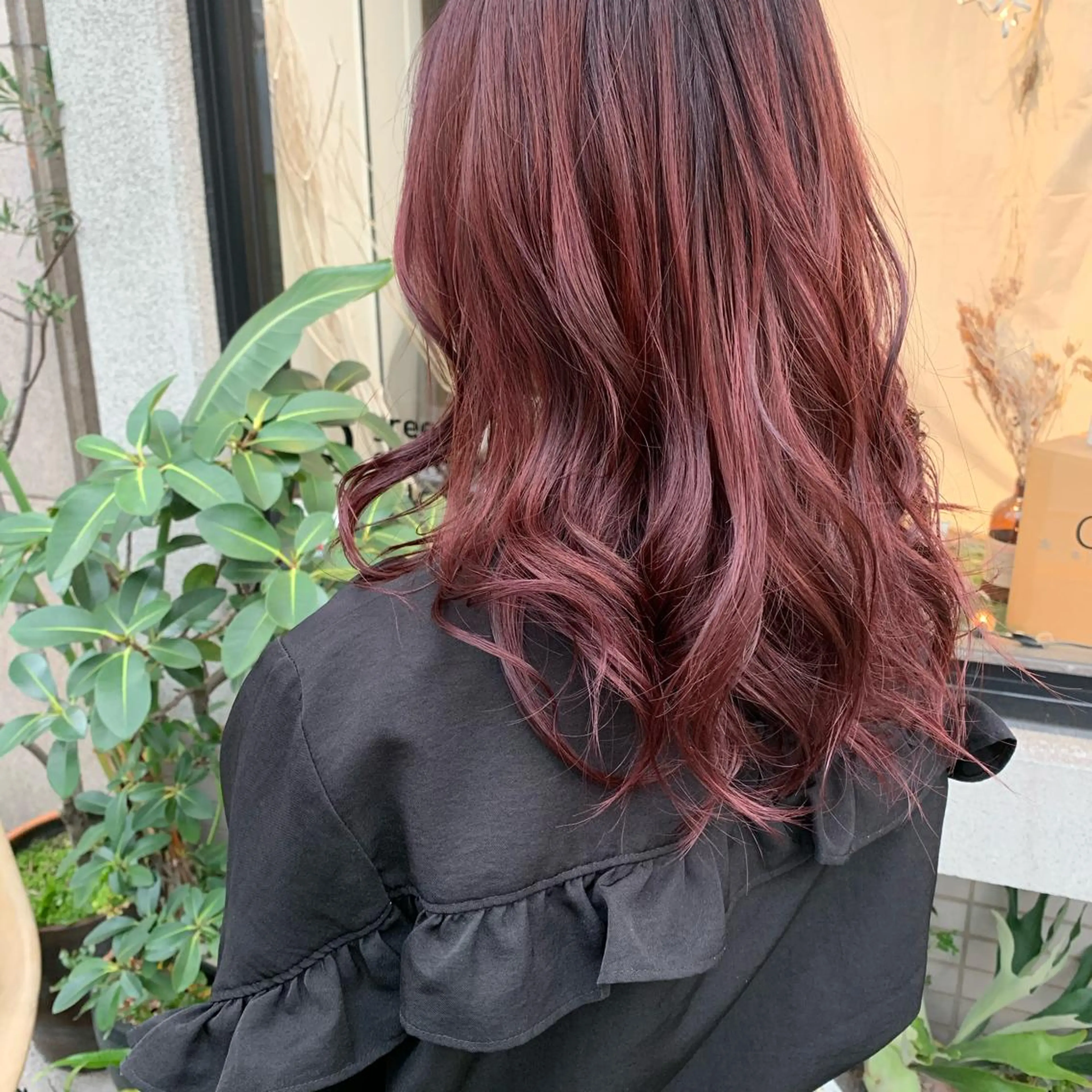 ロング カット ヘアカラー トリートメント 艶髪color💎髪 質改善ストレート大吉のヘアスタイル