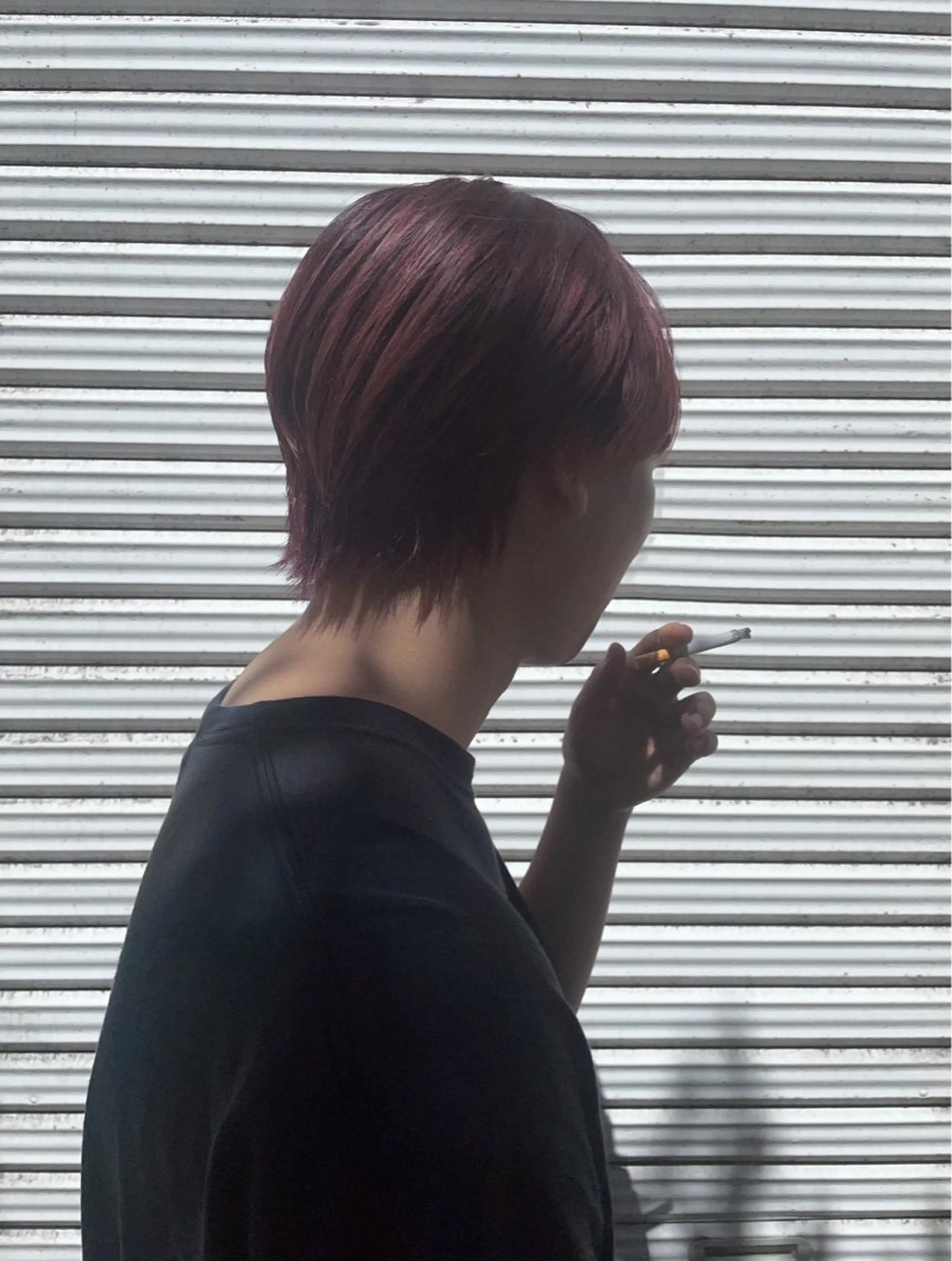 ショート カラー メンズ カット ヘアカラー トリートメント Ann. /レイヤーカットのヘアスタイル