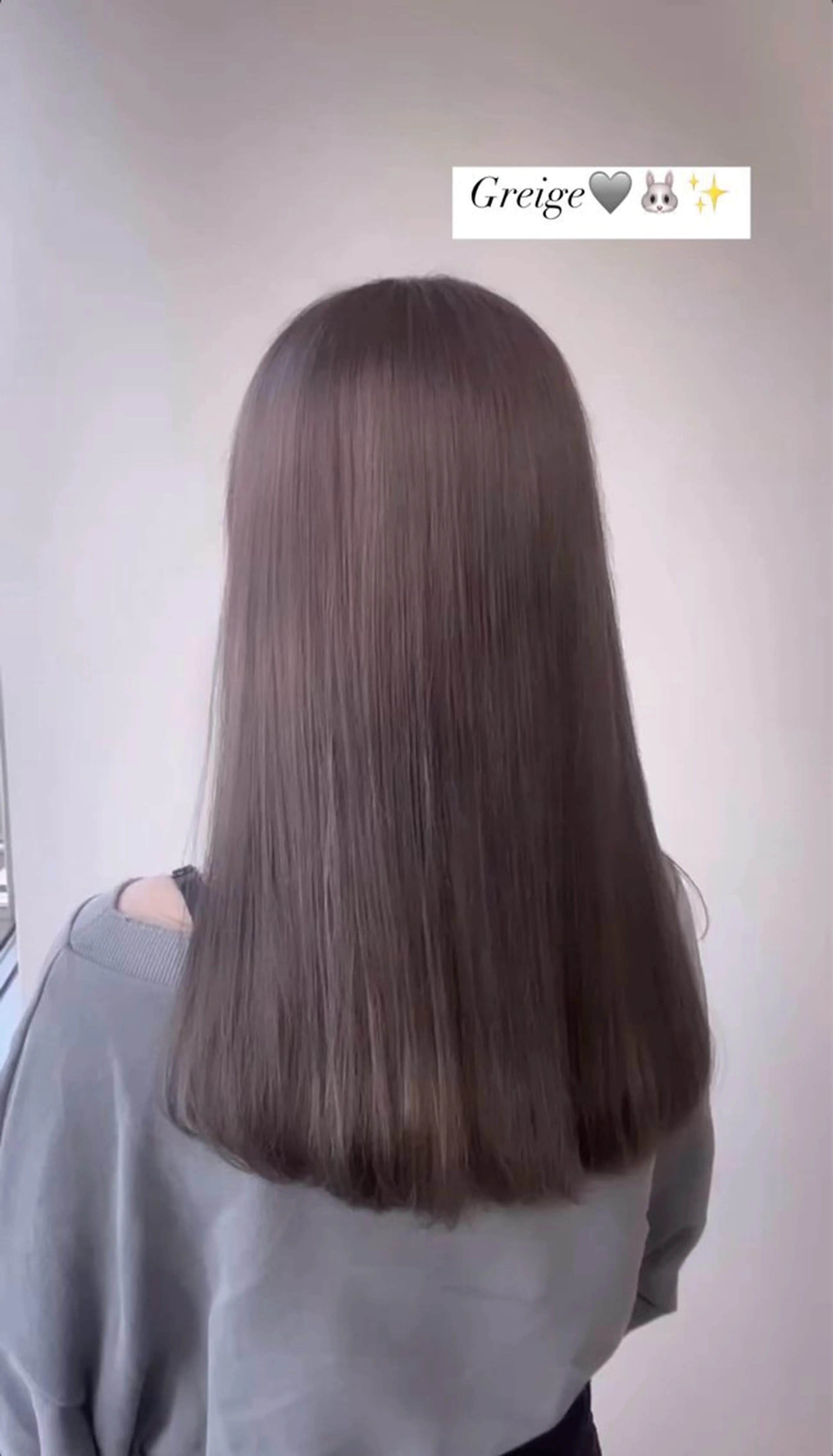 カラー ブリーチ グレージュ ニトウ レイナ🌺🌴🐠のヘアスタイル