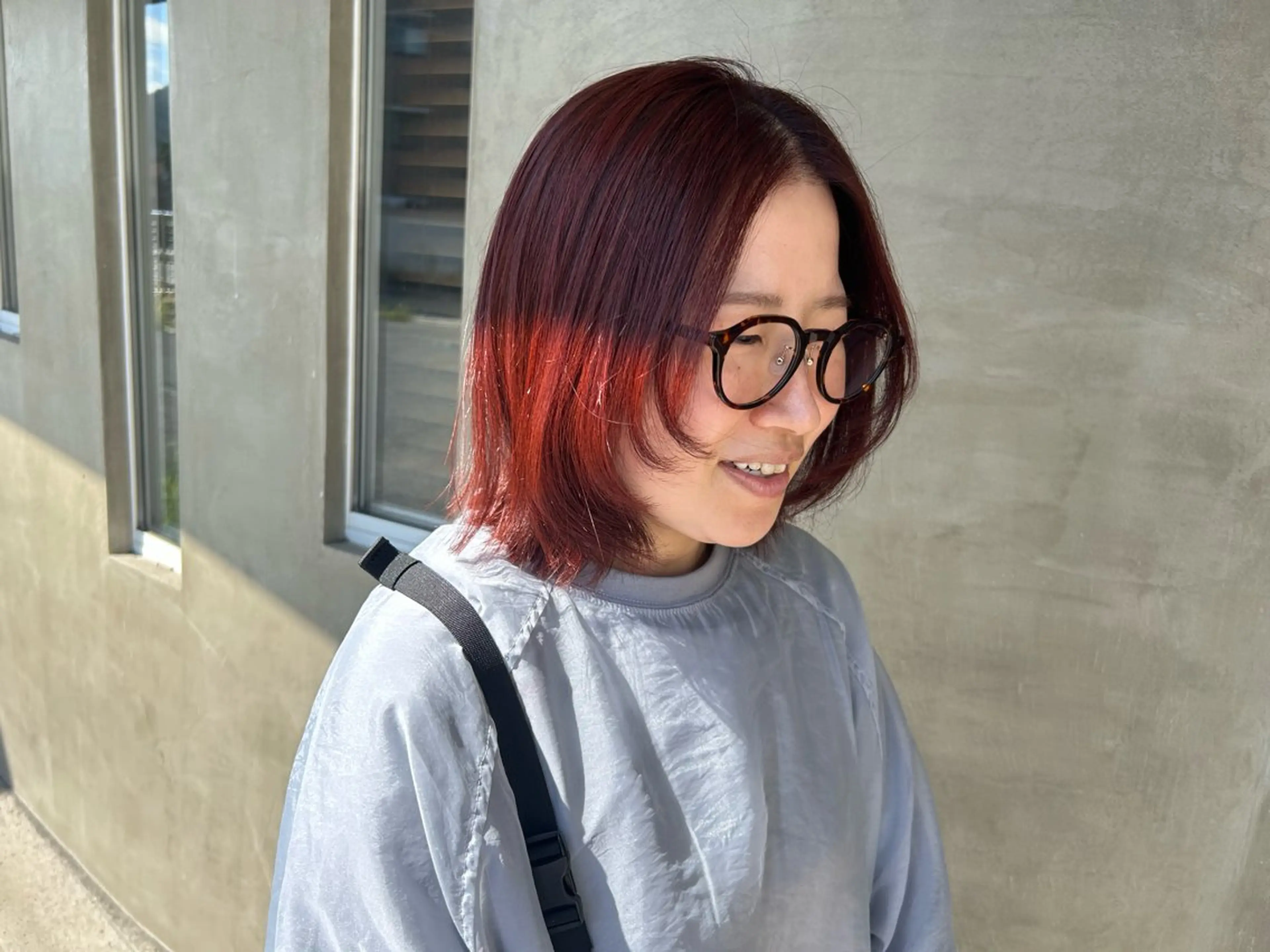 ミディアム カラー カット ヘアカラー 柔らかカラー🥛 mayucoのヘアスタイル