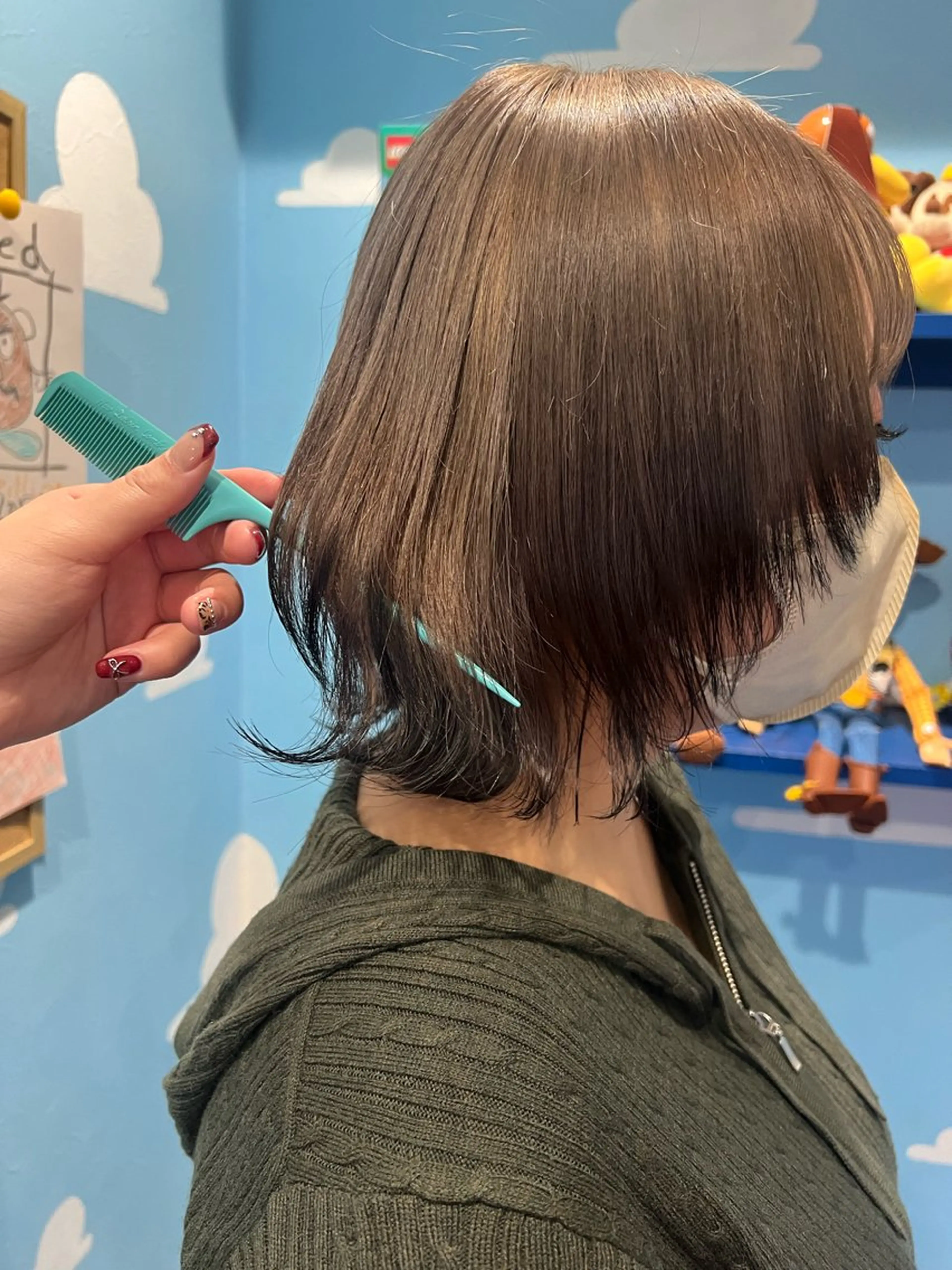 ミディアム カラー ヘアカラー paddington所属・🌟横田 千波🌟のヘアスタイル