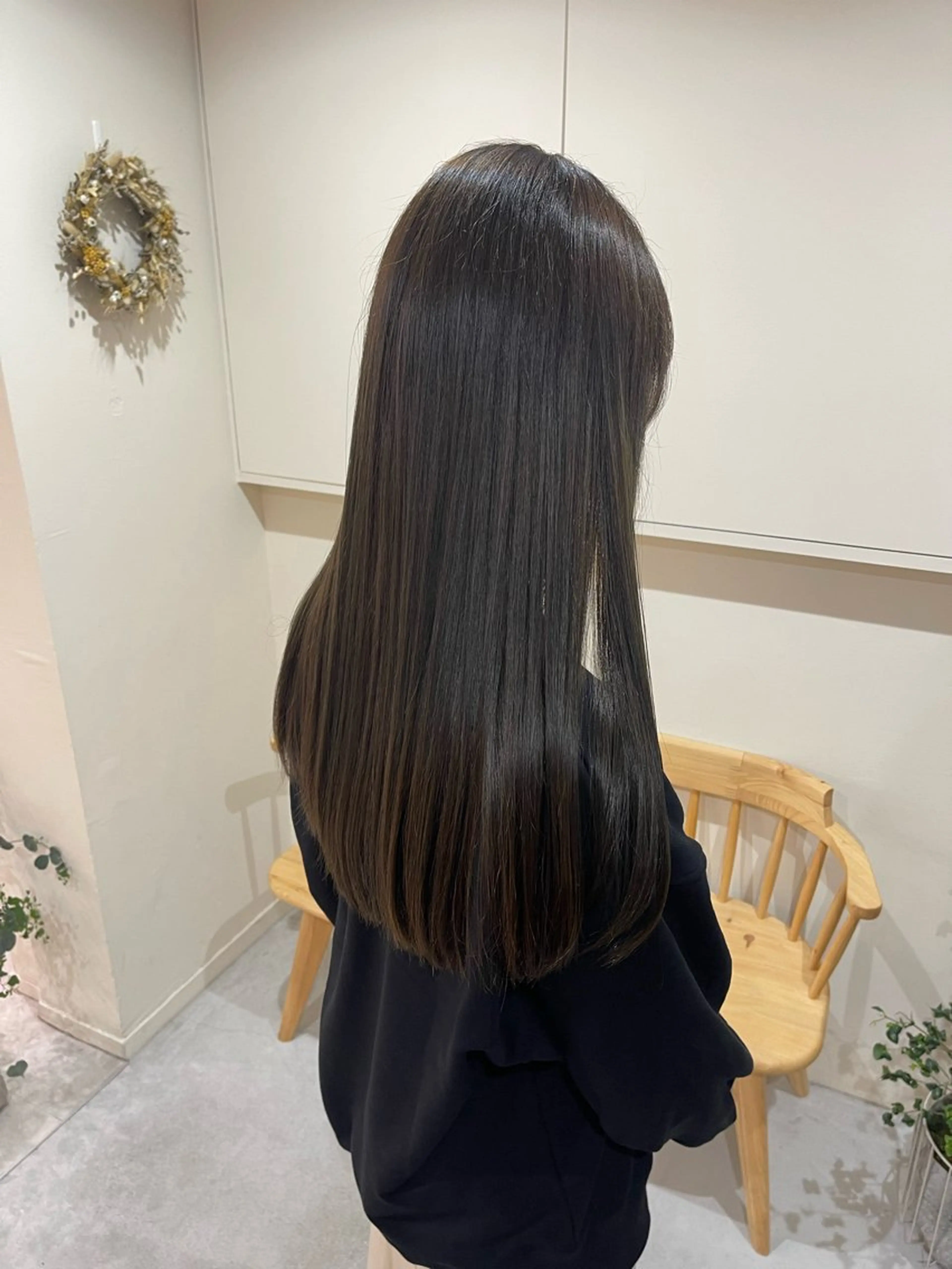 ロング uni所属・中堀 遥のヘアスタイル