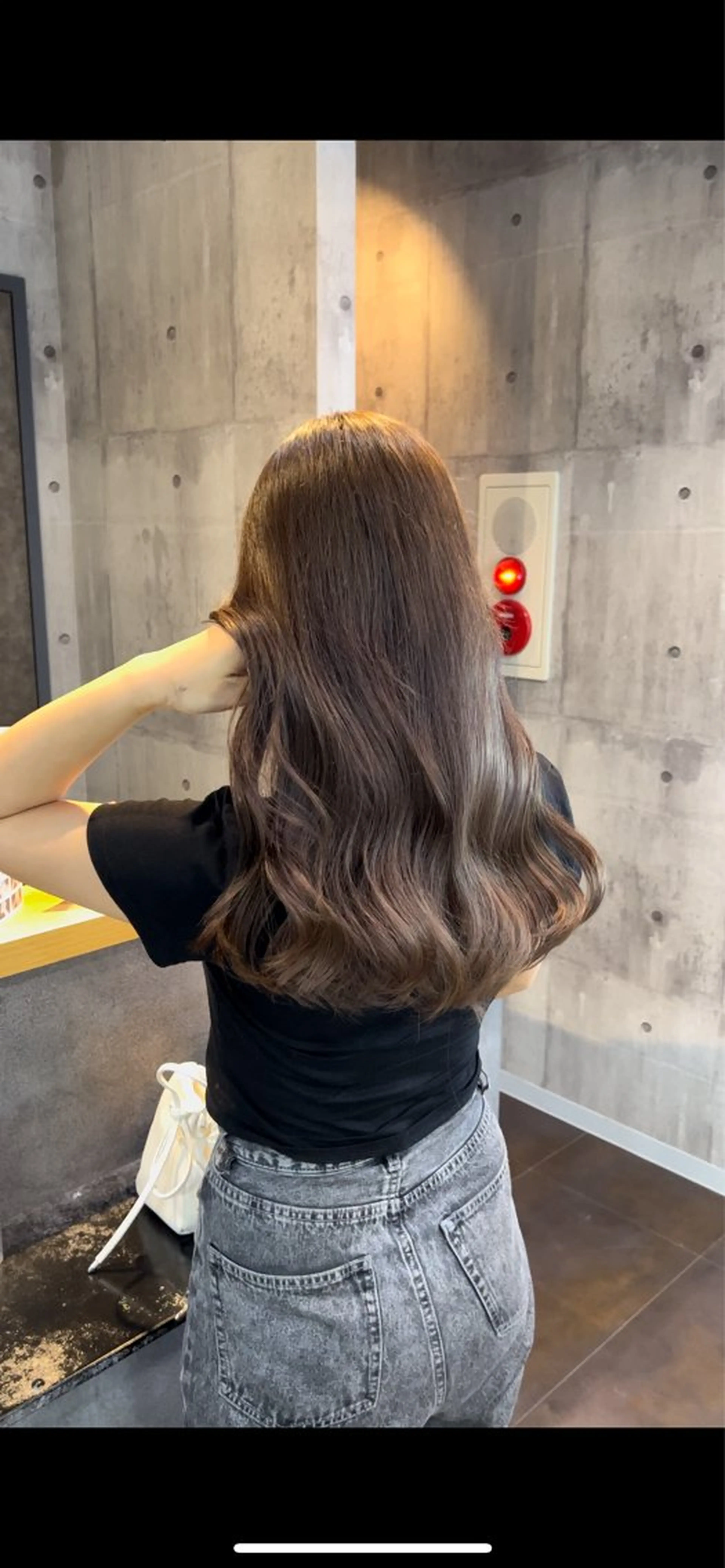 ロング カラー ヘアアレンジ 🐹ブリーチ/ボブ /韓国ヘア/蓮🐹のヘアスタイル