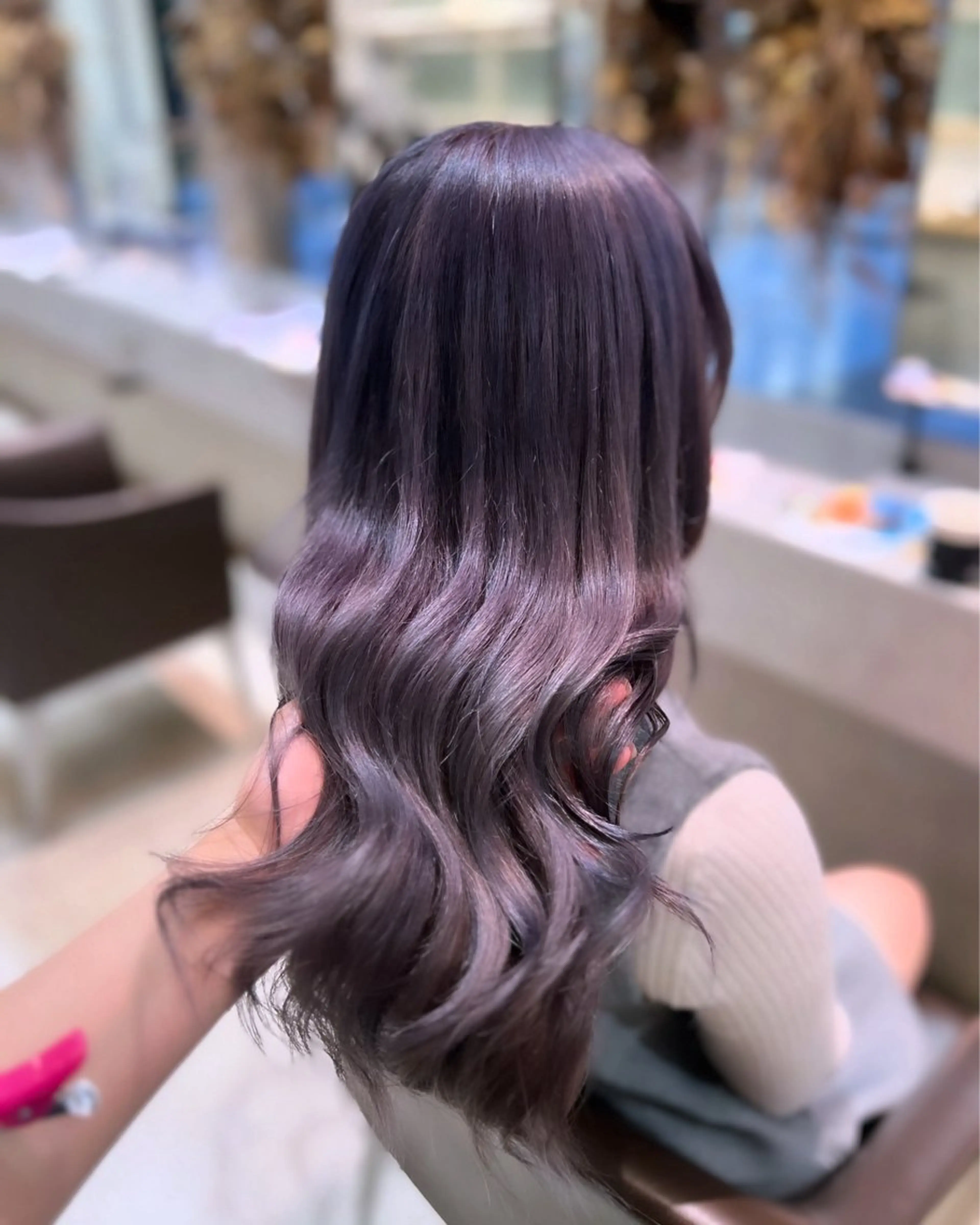ロング 髪質改善 ヘアカラー 🫧Ai/ ロロネー森ノ宮💖のヘアスタイル