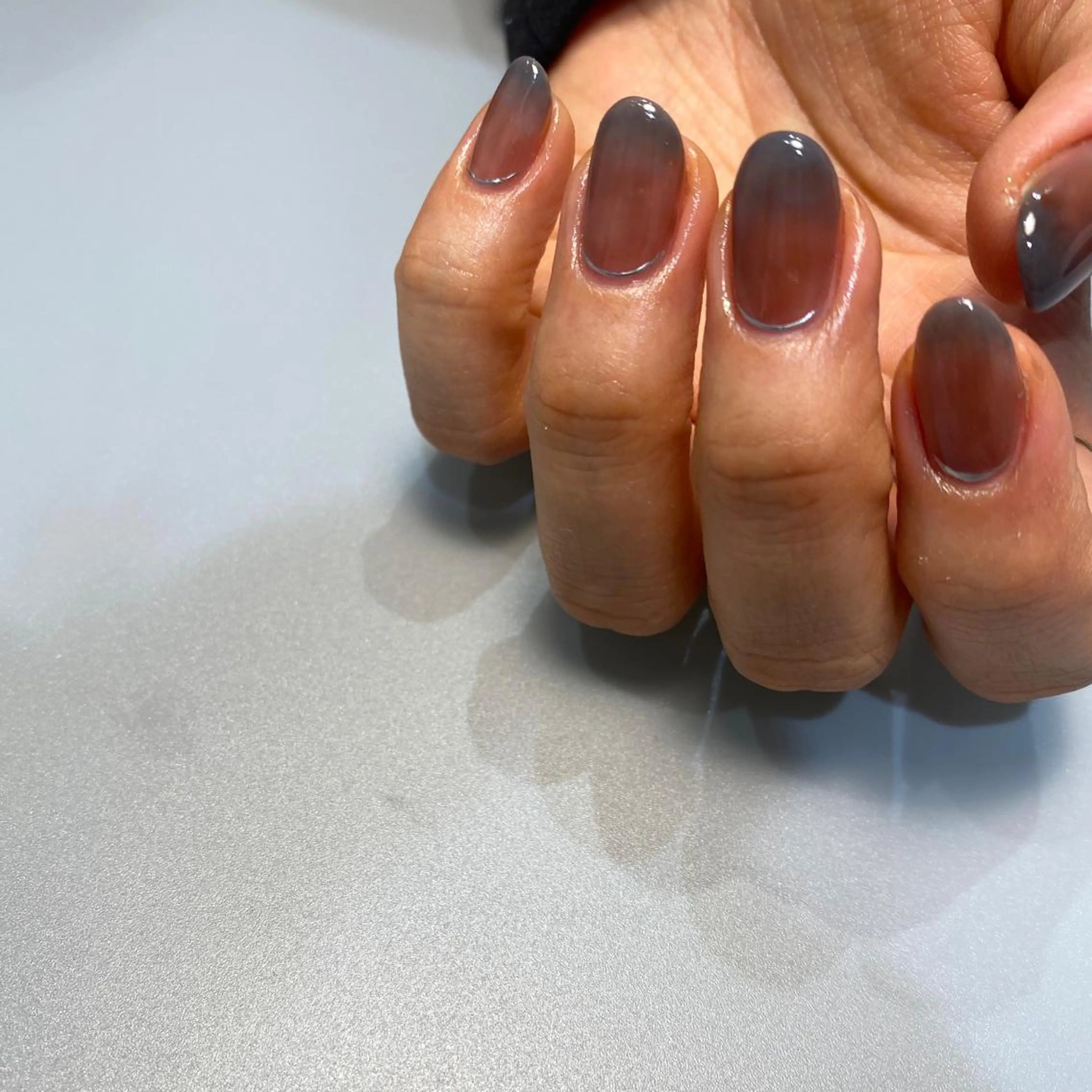 ネイル ハンドネイル NINEnami ニュアンスネイルのネイルデザイン