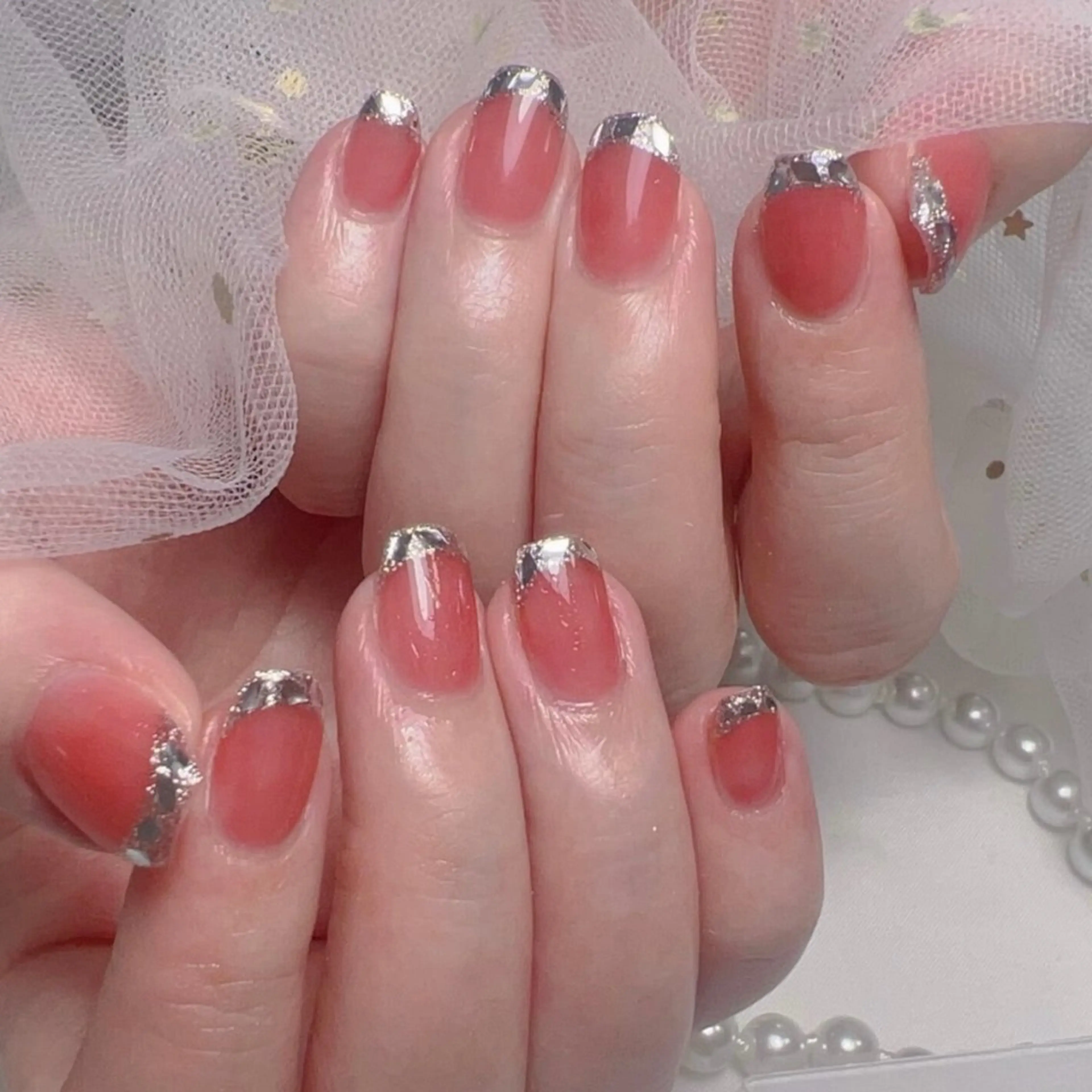 ネイル アートネイル フレンチネイル ジェルネイル グラデーション 韓国ネイル ハンドネイル ハンドケア Nail Salon Kihi さくらのネイルデザイン