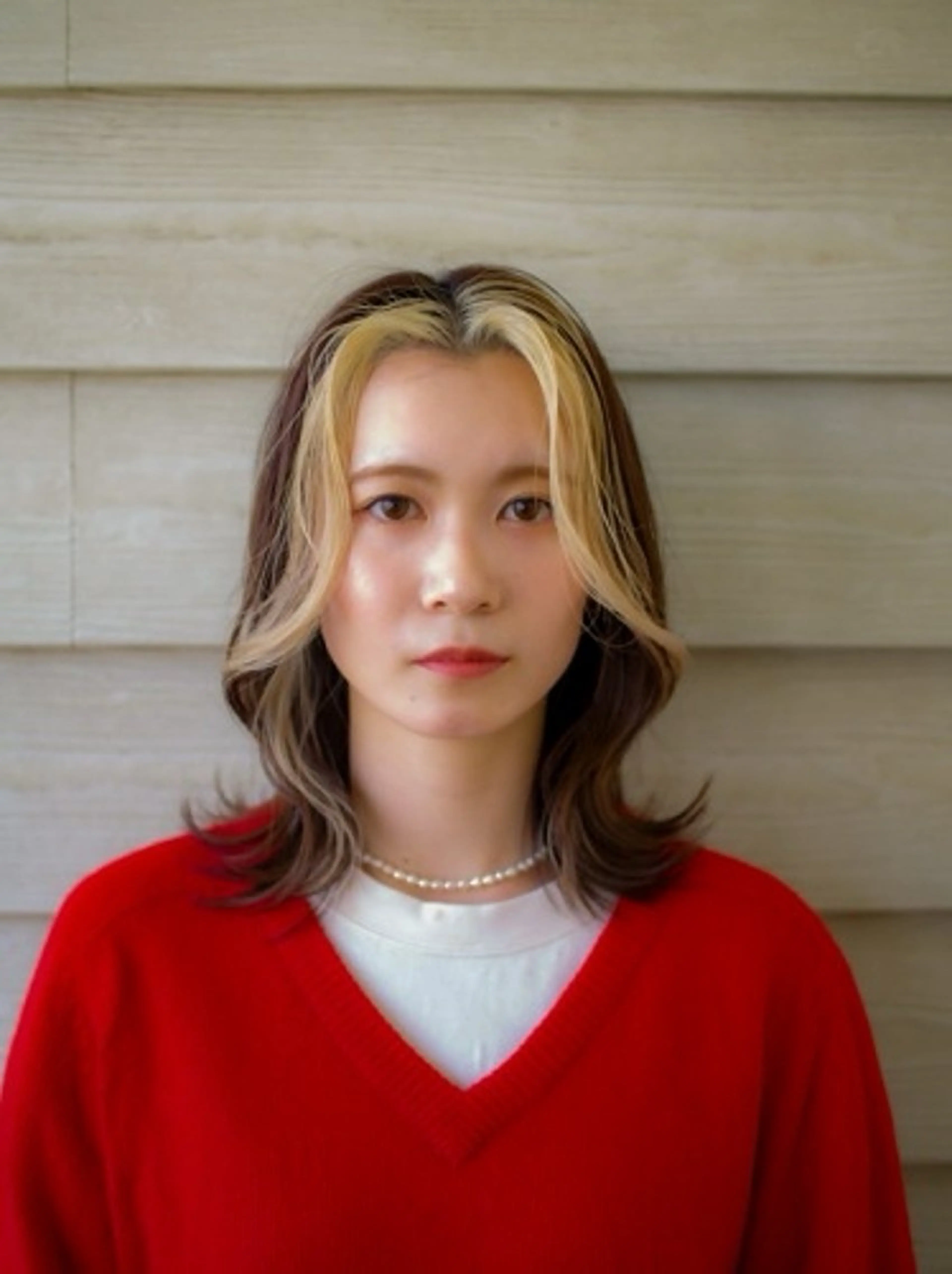 ミディアム diar湘南台所属・スガワラ　メグミ/ 湘南台/カットモデルのヘアスタイル