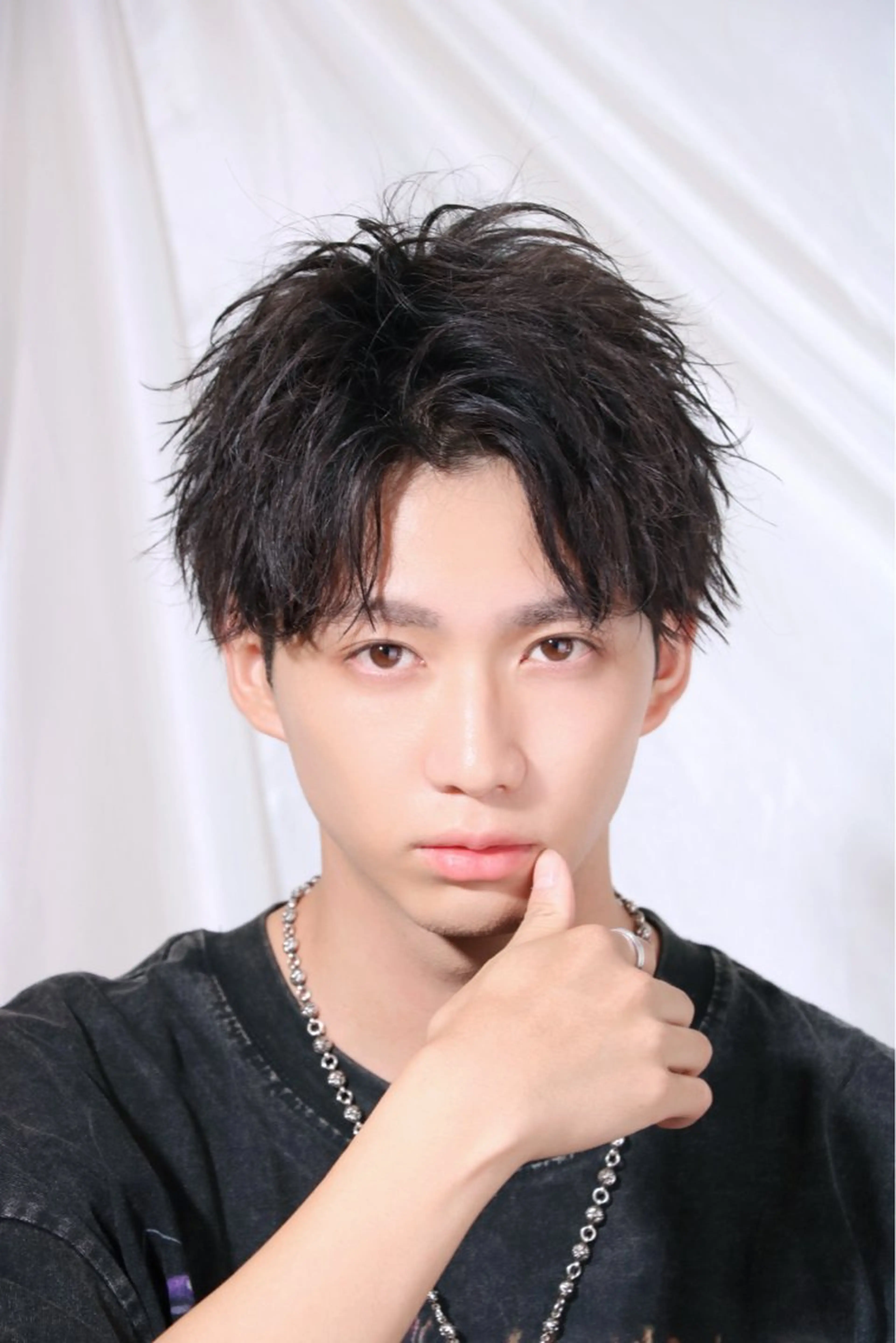 パーマ メンズ アップバング AITOKYO  men's 横浜所属・【カラーの達人】 メンズ特化🔥徹のヘアスタイル