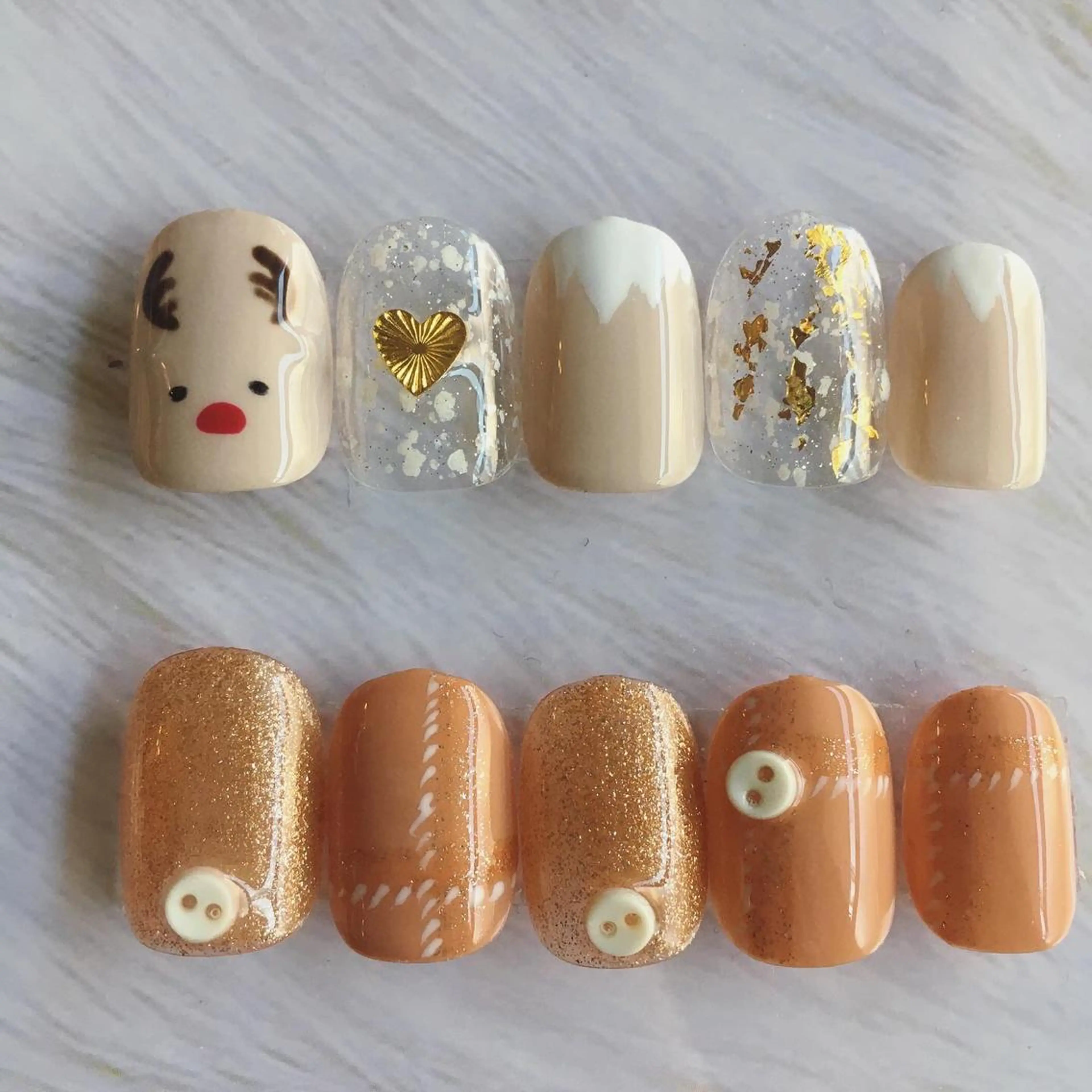 ネイル 冬ネイル クリスマス A-nail エーネイル所属・M. ERIのネイルデザイン