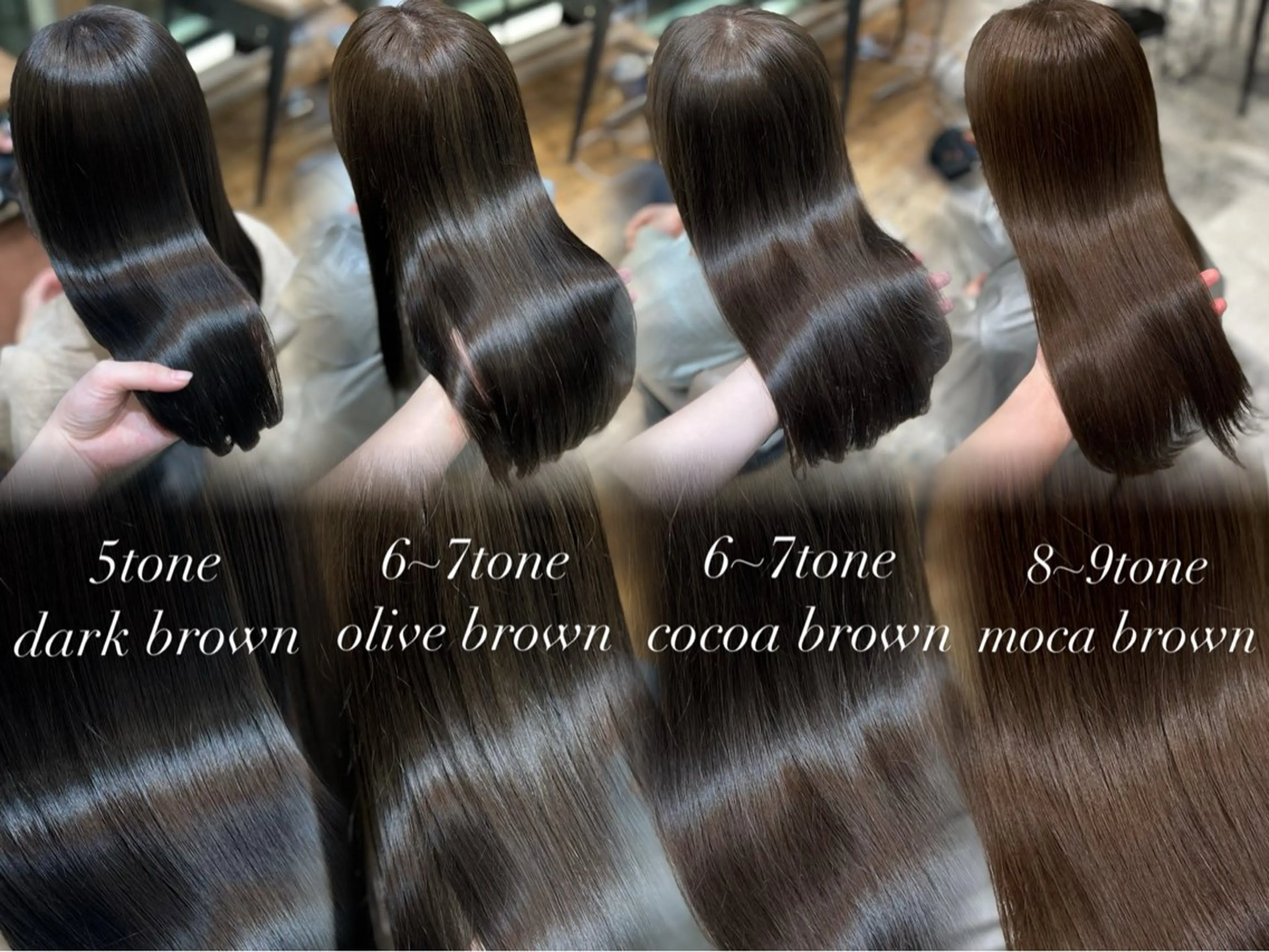 セミロング カラー ブラウンカラー 透明感カラー ヘアカラー トリートメント AFLOAT RUVUA Smart Salon所属・韓国ヘア🎀/艶髪✨ /めぐみ/新宿のヘアスタイル