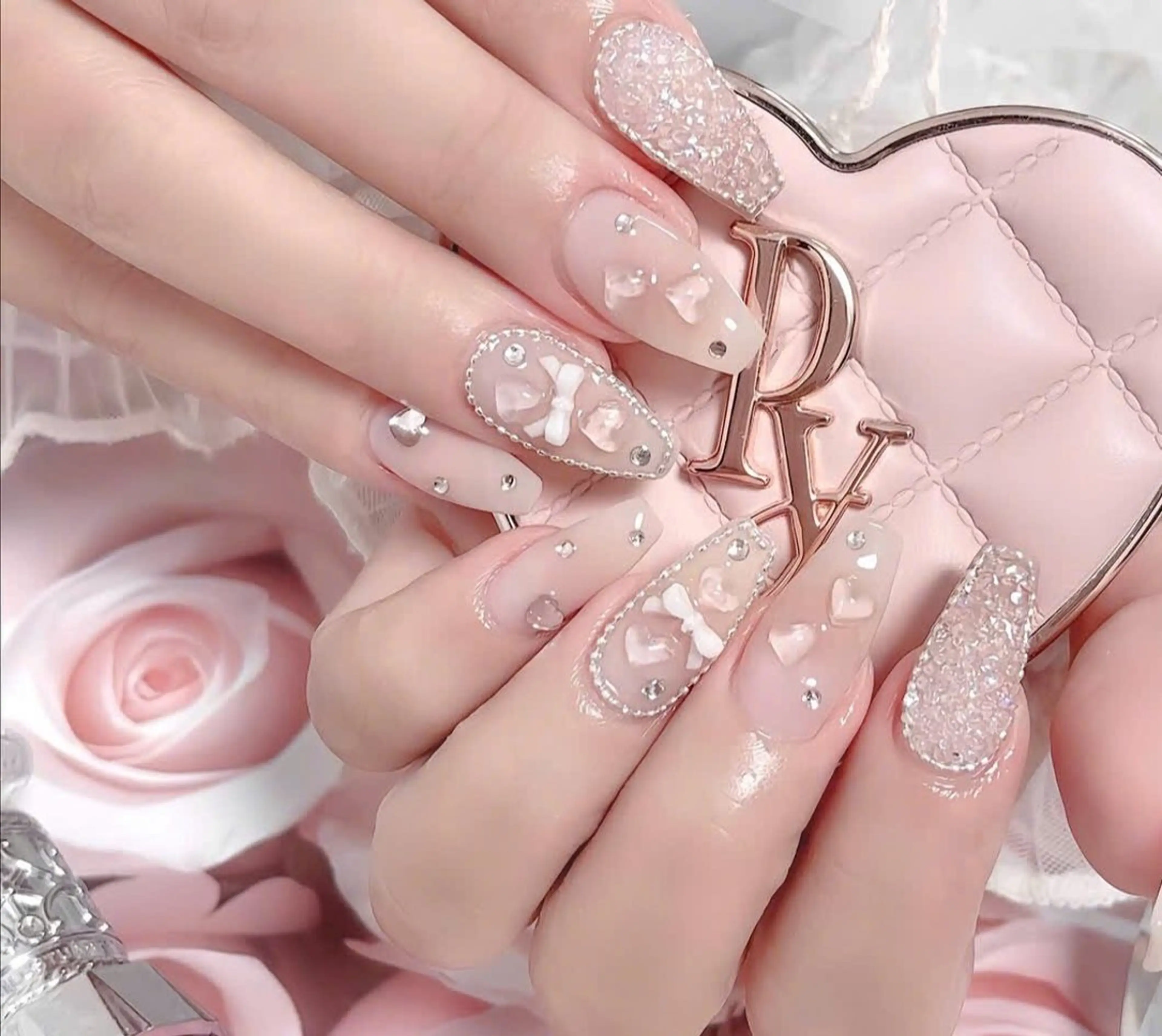 ネイル アートネイル 成人式 ジェルネイル ニュアンスネイル 夏ネイル ハンドネイル H.baby Nai Salon所属・neco H.babynailのネイルデザイン
