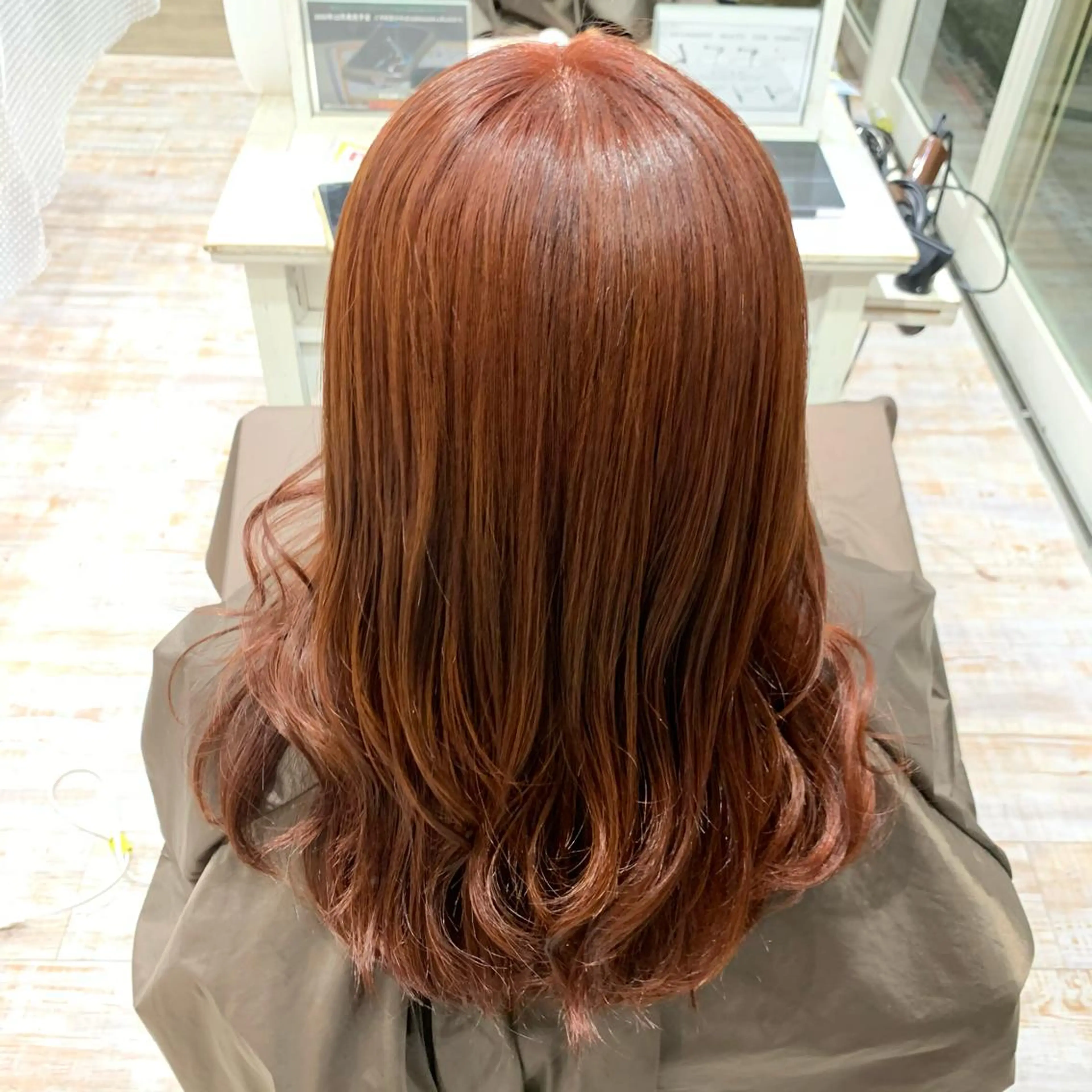 ロング カラー 中田 サヤカのヘアスタイル